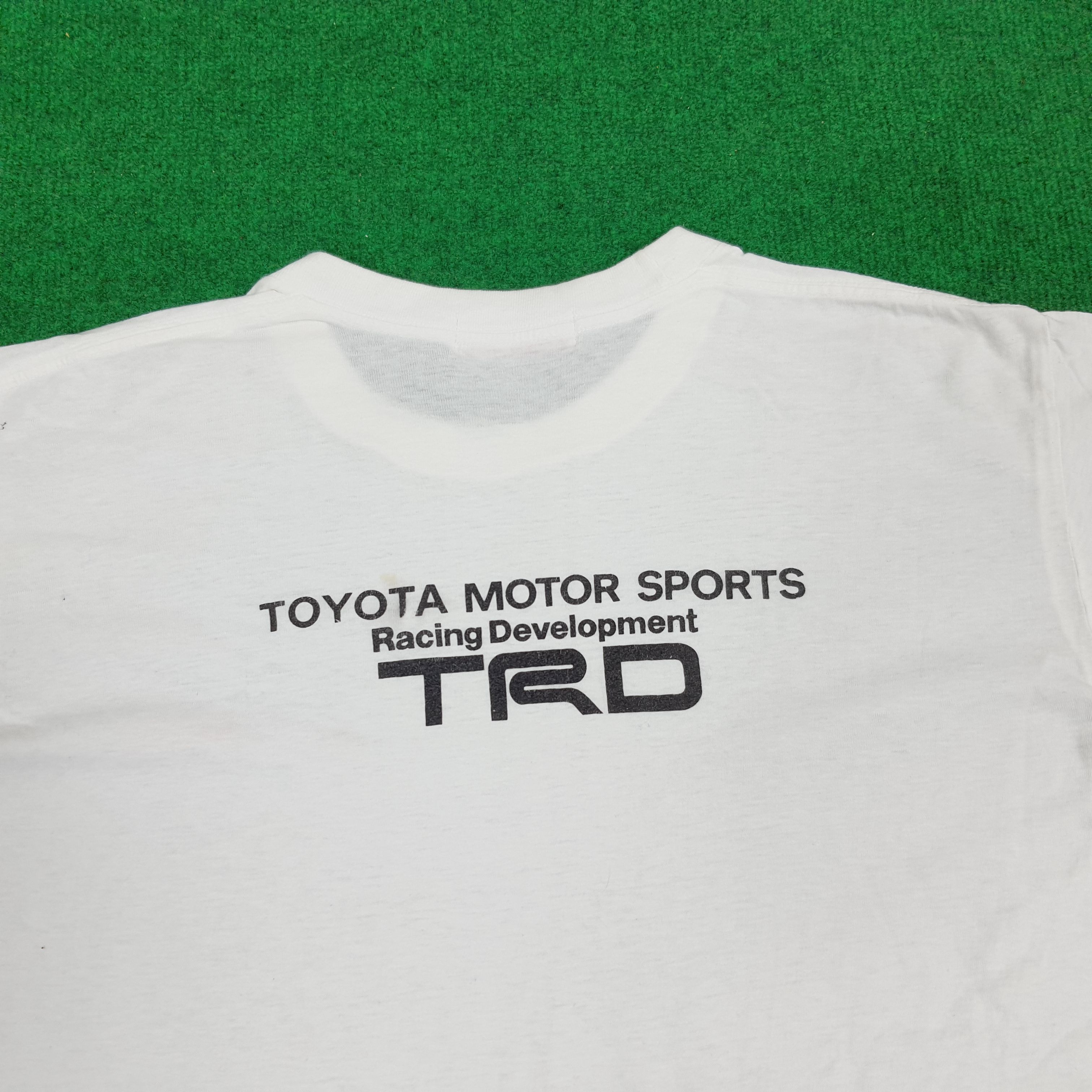 Japanese Brand × Vintage Vintage TRD Toyota Motorsports Racing Development Tshirt Size US L / EU 52-54 / 3 - 2 Thumbnail