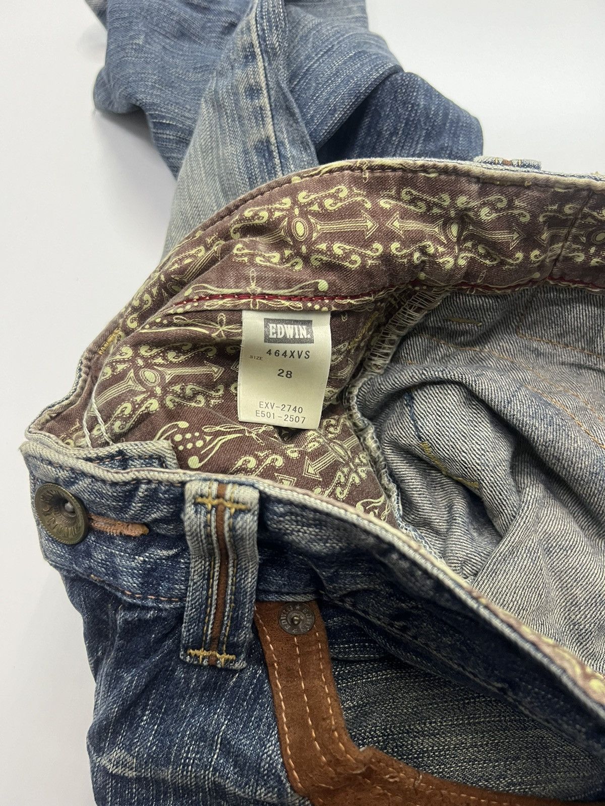 Edwin Vintage Edwin Distress Denim Jeans Size 31 Size US 31 - 10 Thumbnail