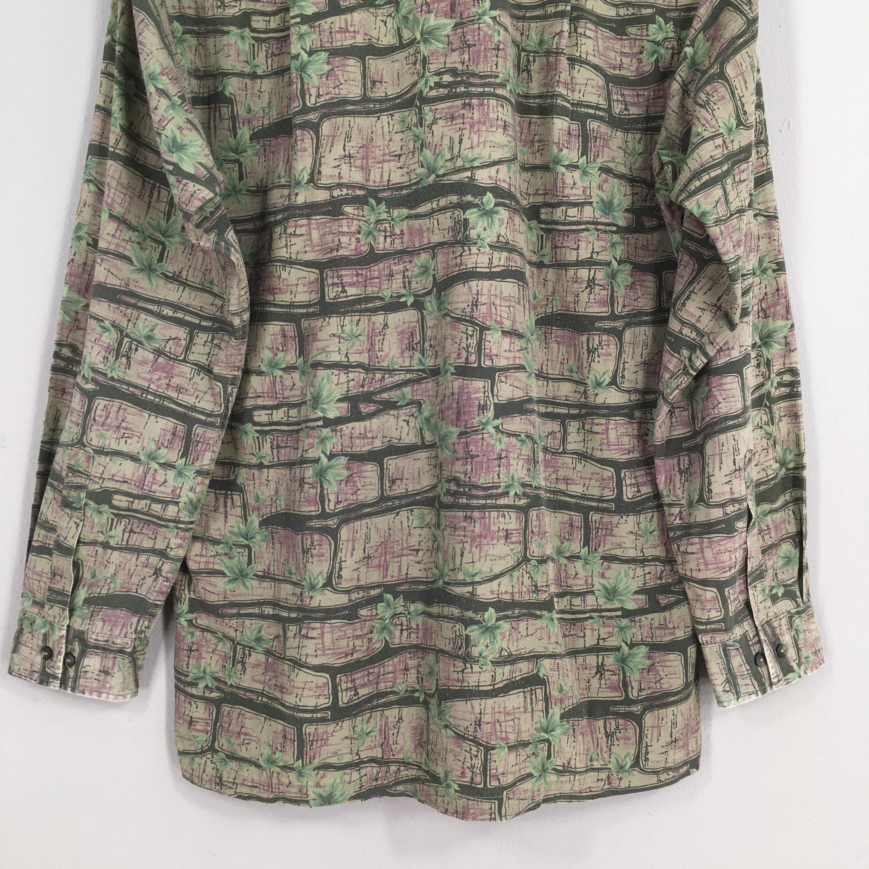 Pierre Balmain Vintage Pierre Balmain Abstract Pattern Shirt Medium Size US M / EU 48-50 / 2 - 9 Thumbnail
