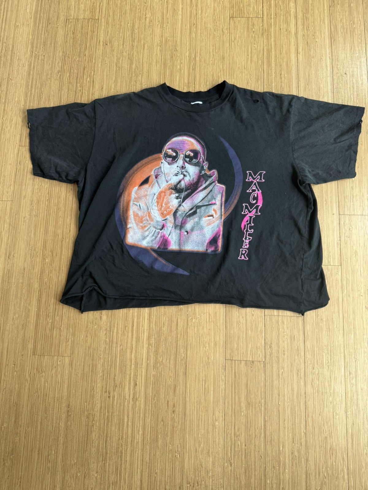 HMDD Mac miller distress t-shirt Size US M / EU 48-50 / 2 - 1 Thumbnail
