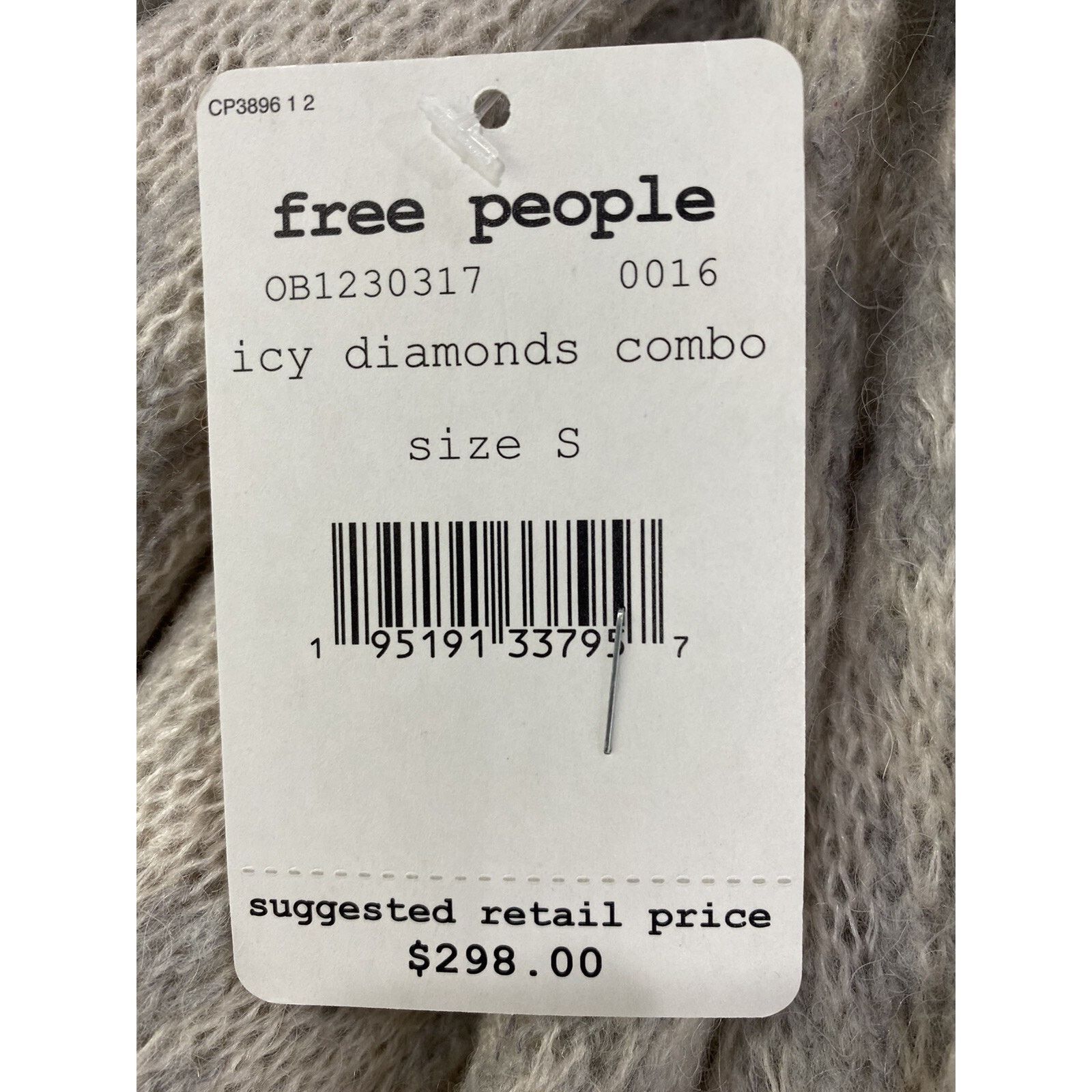 Free People Free People Like A Diamond Sweater Coat Icy Combo S A002095 Size S / US 4 / IT 40 - 4 Thumbnail
