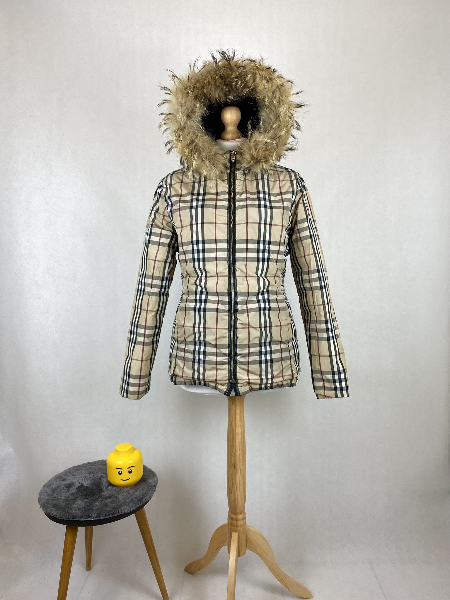 Burberry × Designer Burberry reversible jacket nova check two sided puffer Size L / US 10 / IT 46 - 1 Thumbnail