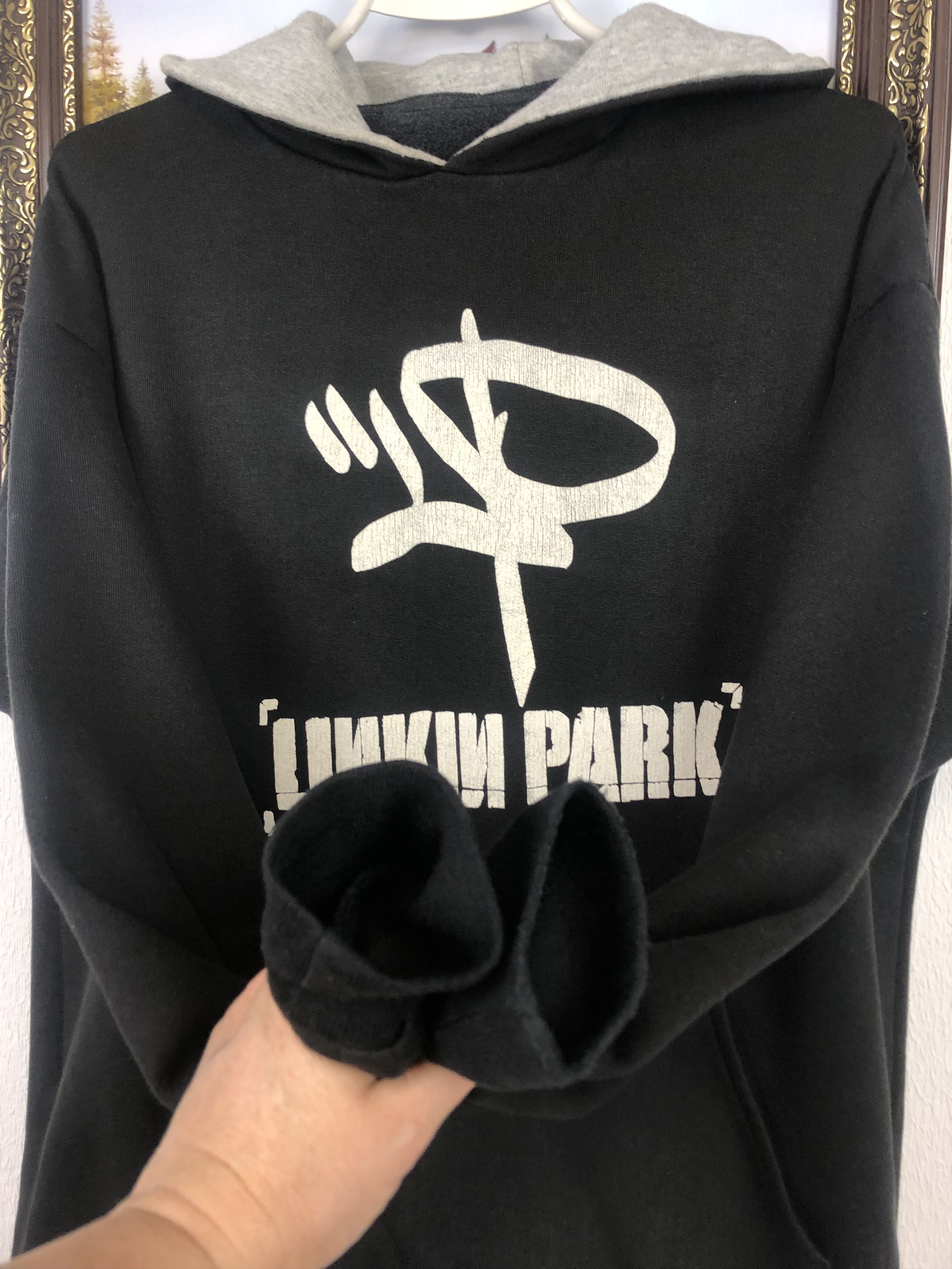 Band Tees × Vintage Vintage Linking Park Hoodie Jacket Sweatshirt Rare Band Hype Size US L / EU 52-54 / 3 - 10 Thumbnail