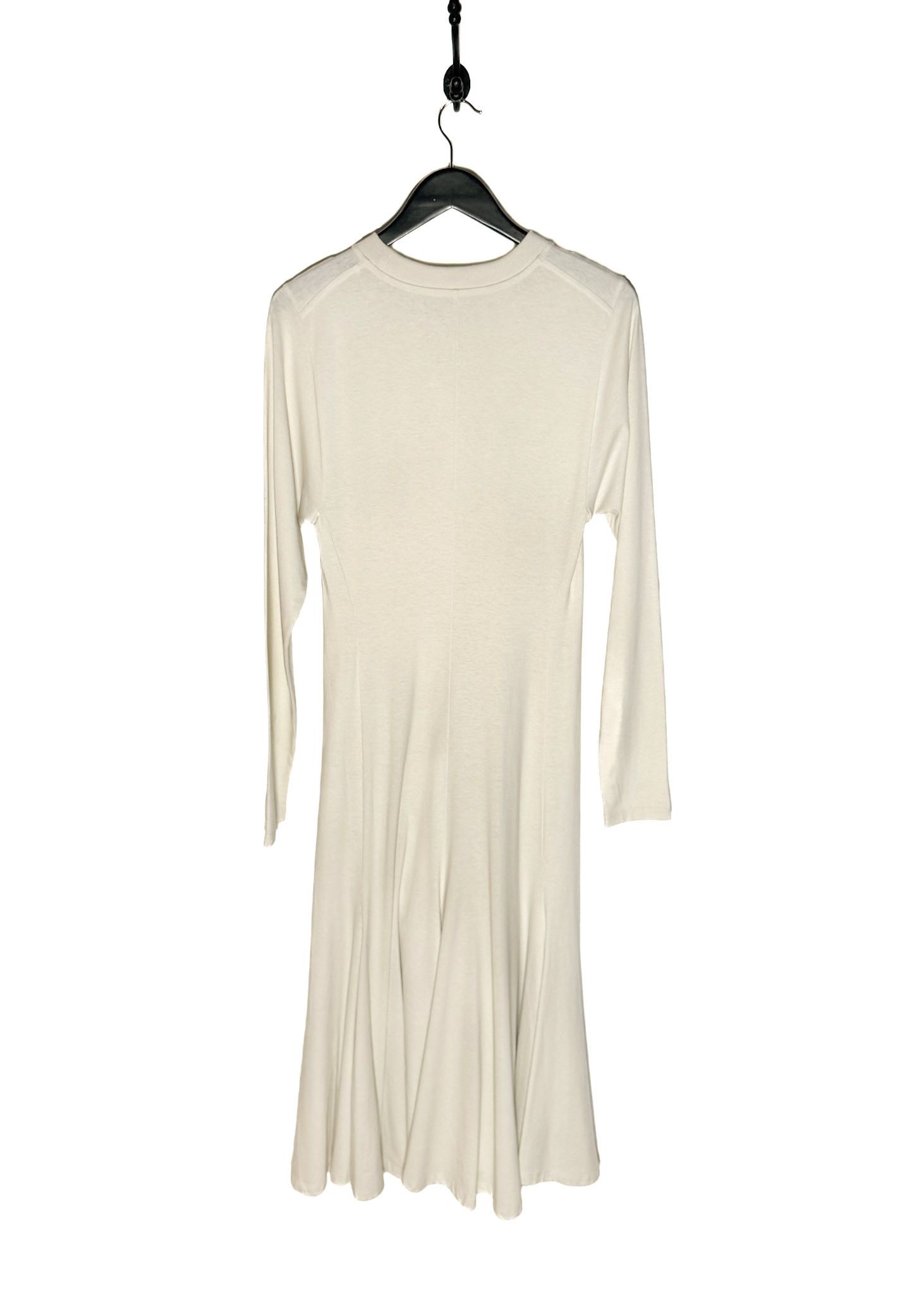 The Row The Row Ivory Gentwood Long Sleeve A-Line Jersey Midi Dress Size XS / US 0-2 / IT 36-38 - 3 Thumbnail