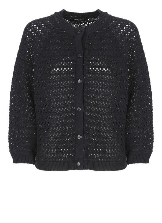 Fabiana Filippi FABIANA FILIPPI Women Sweater MAD275F528 L3535146 Blue Size S / US 4 / IT 40 - 1 Thumbnail