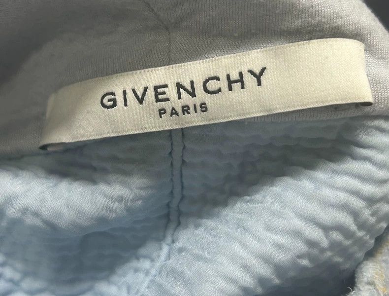 Givenchy Givenchy Ripped Hoodie with Hood Haze Blue L Size Size US L / EU 52-54 / 3 - 3 Thumbnail