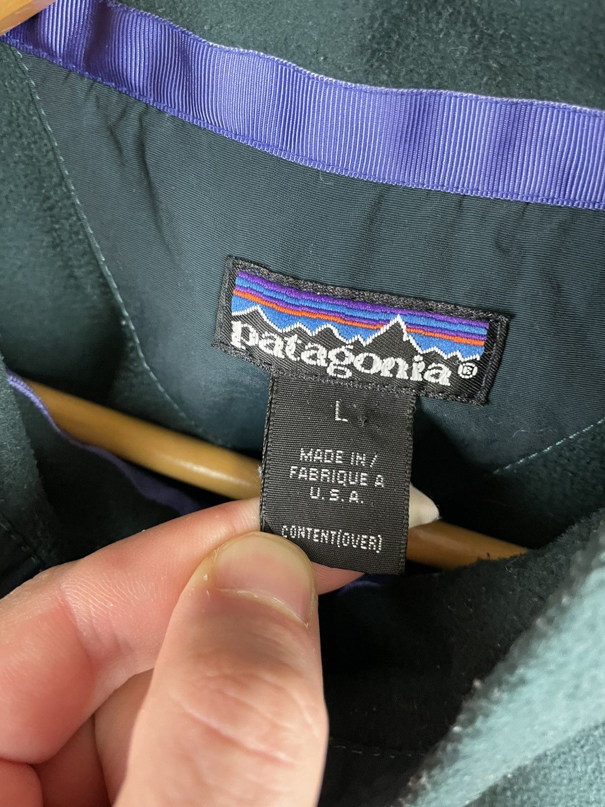 Designer × Patagonia × Vintage Crazy vintage Patagonia fleece sweater 90’s Size US L / EU 52-54 / 3 - 6 Thumbnail