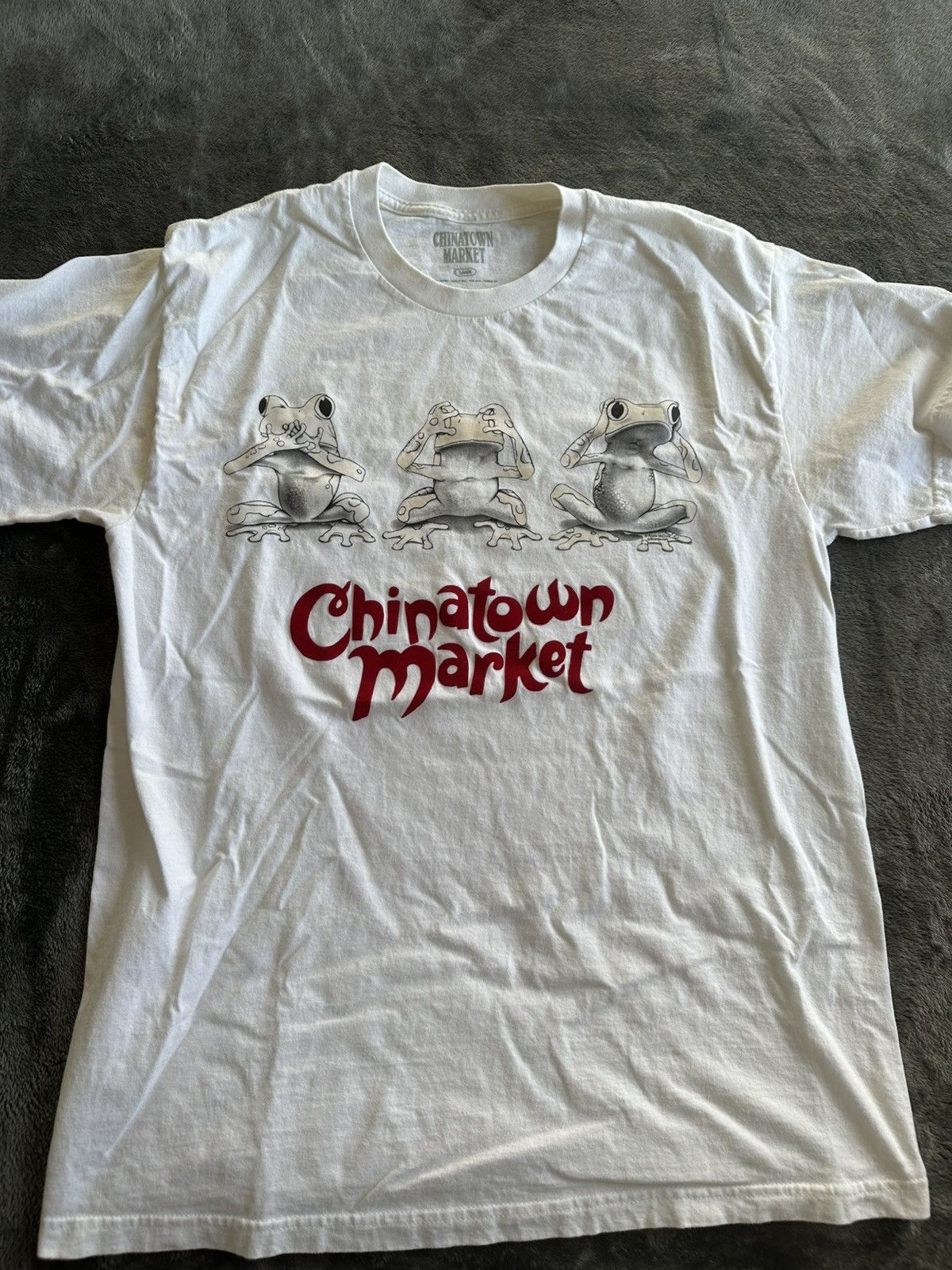 Market Chinatown Market Frogs tee Size US L / EU 52-54 / 3 - 1 Thumbnail