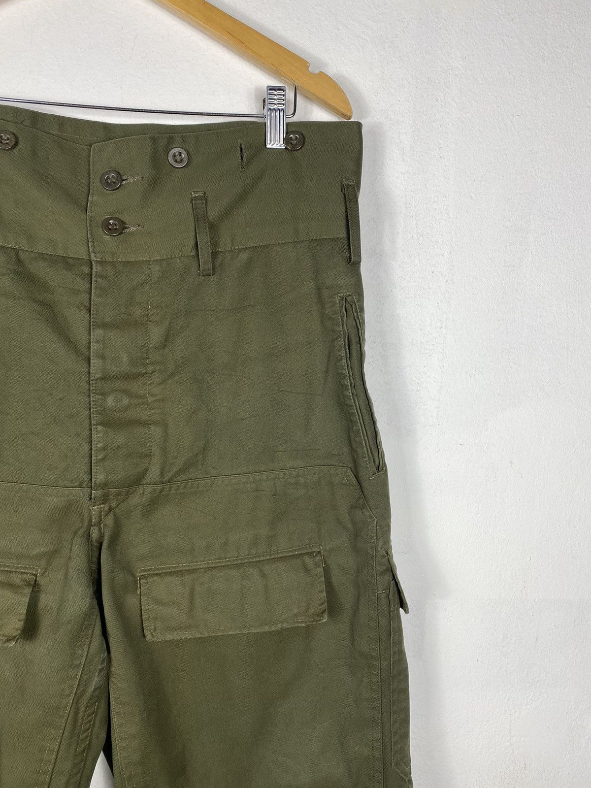 Other Vintage 70s Issue Swiss Army Cropped Trouser Pant Size US 36 / EU 52 - 4 Thumbnail
