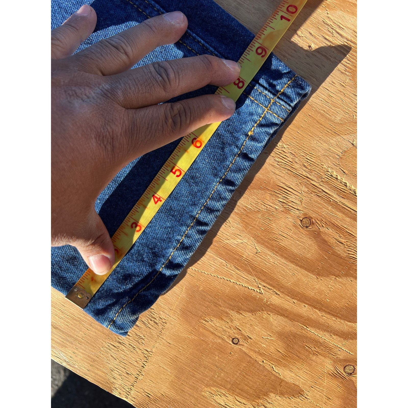 Carhartt Carhartt Mens Blue Denim Relaxed Fit Pants Jeans 36x32 Size US 36 / EU 52 - 8 Thumbnail