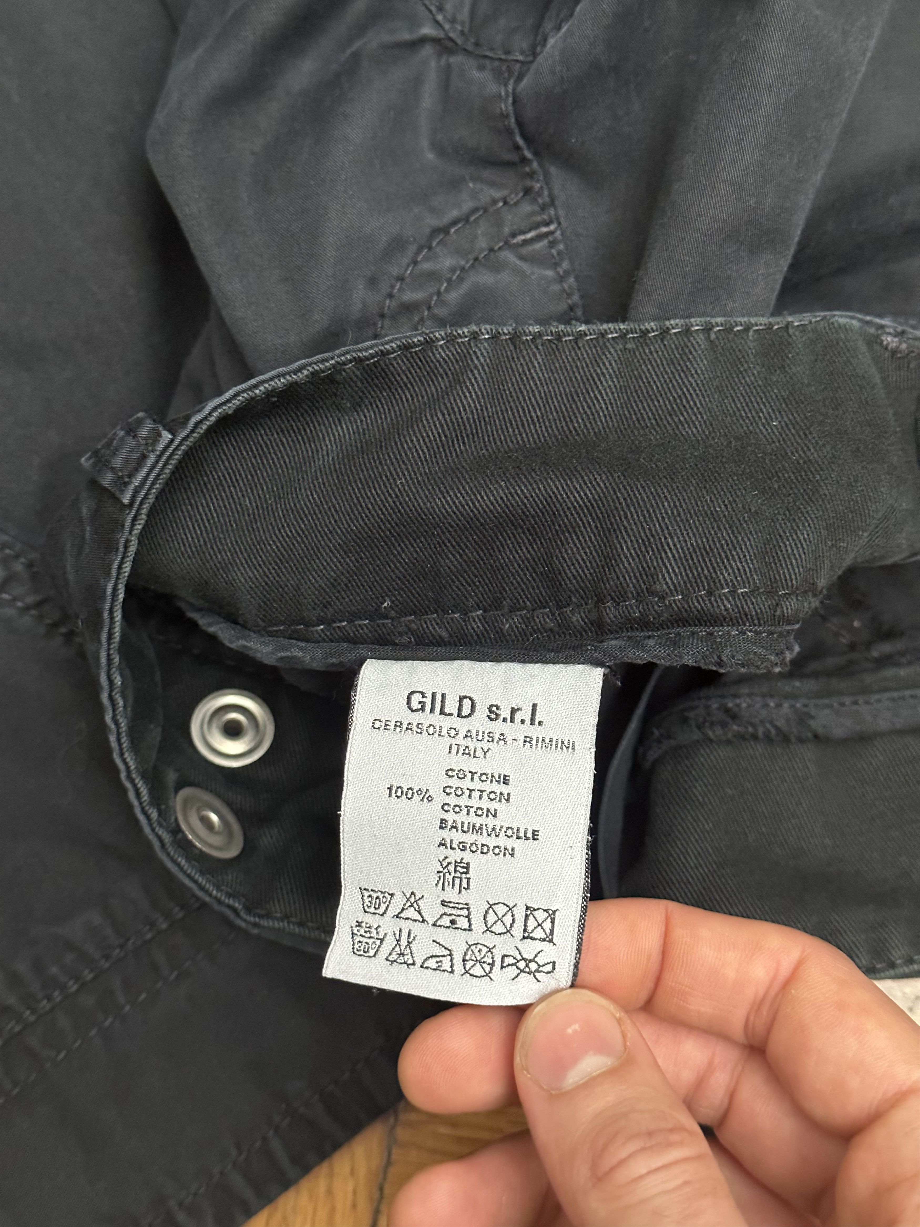Andrew Mackenzie Zipped Black Jeans Size US 33 - 6 Thumbnail