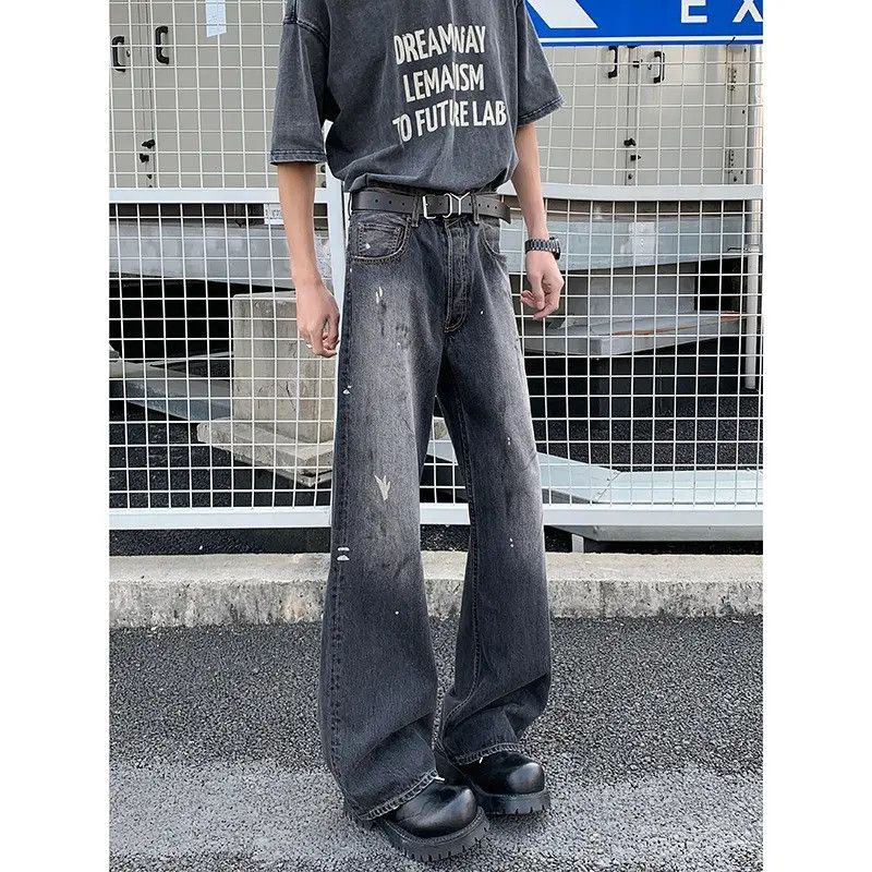 Japanese Brand Retro splashed ink graffiti dirty dyed jeans Size US 32 / EU 48 - 3 Thumbnail