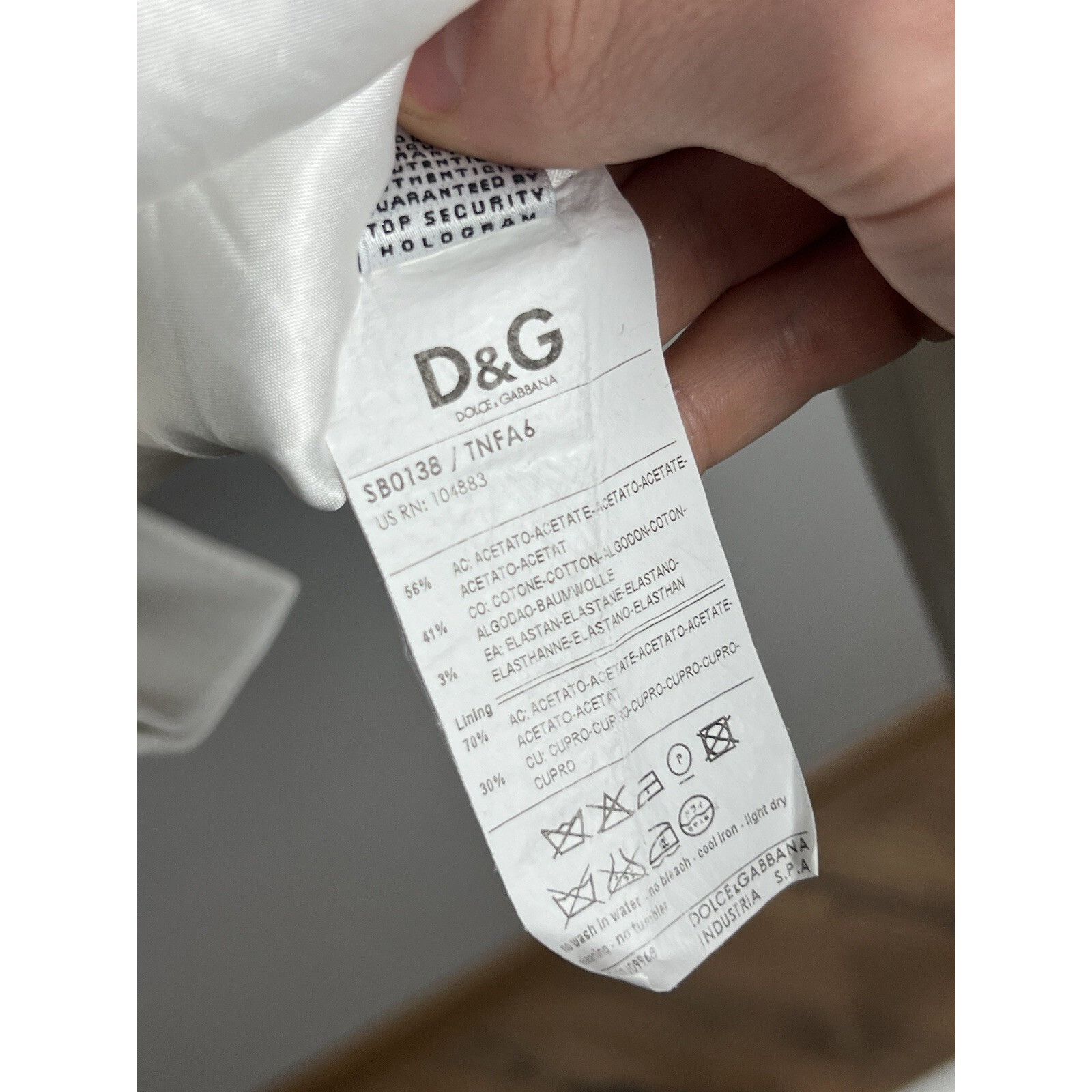 Dolce & Gabbana Dolce&Gabbana White Double Breasted Cropped Pea Coat Jacket Size M / US 6-8 / IT 42-44 - 9 Thumbnail