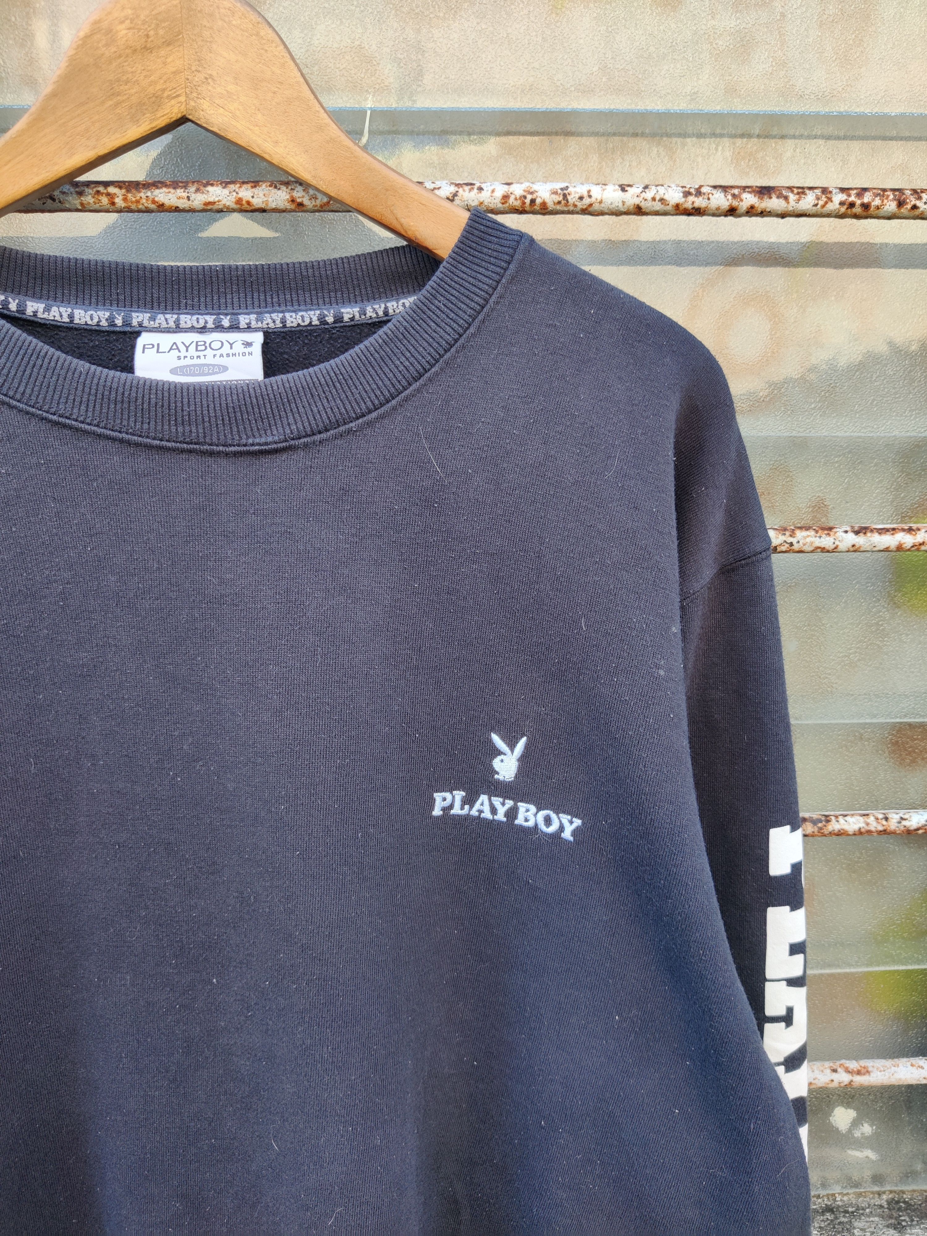 Other Vintage Playboy Sport Big Logo Sweatshirt Size US L / EU 52-54 / 3 - 5 Thumbnail