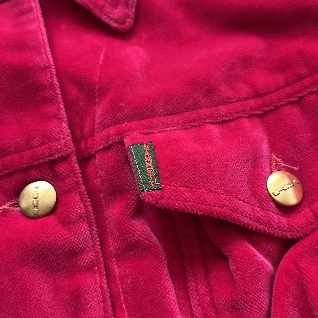 Katharine Hamnett London 90s Katharine Hamnett Vintage Velour Jacket Plein Sud Vibe Size M / US 6-8 / IT 42-44 - 4 Thumbnail