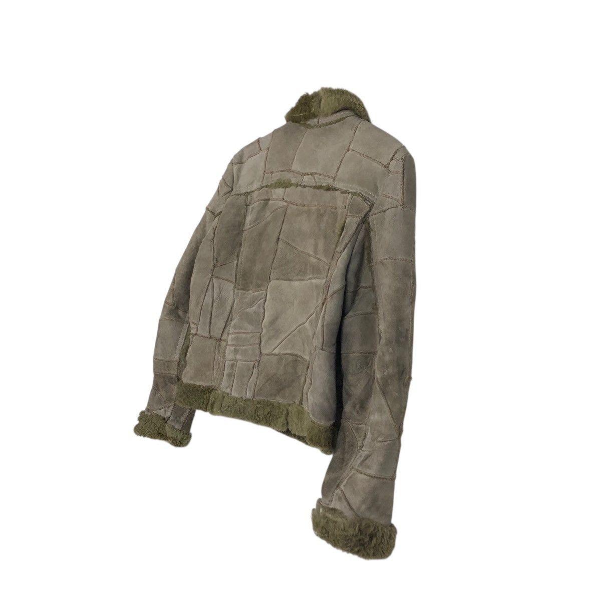 Japanese Brand Vtg Cropped Leather Jacket Patchwork Unbranded Issey Miyake Size US M / EU 48-50 / 2 - 11 Thumbnail