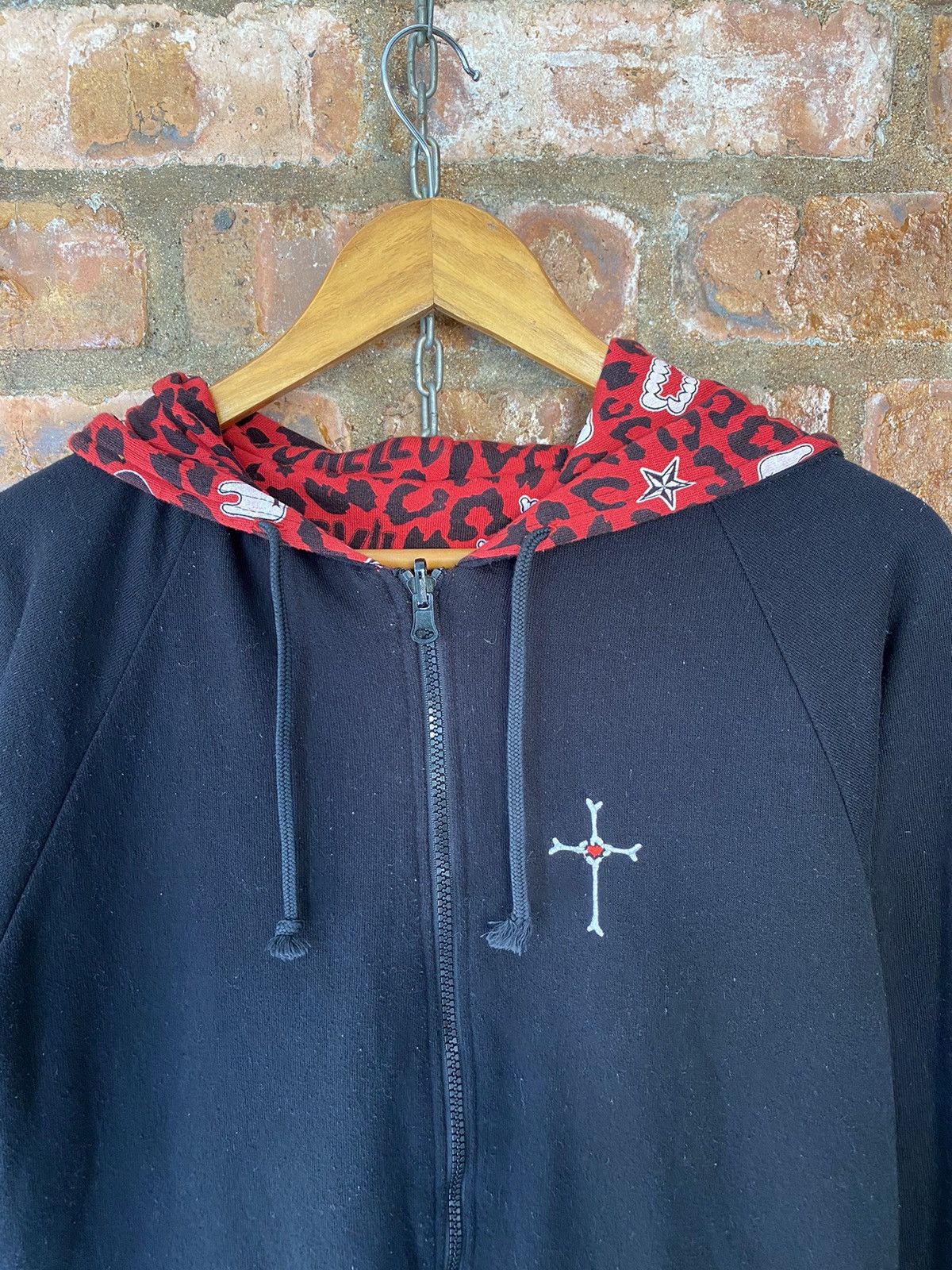 Japanese Brand 2000s Hell cat punk Sex Cross punk reversible hoodie Size M / US 6-8 / IT 42-44 - 16 Thumbnail