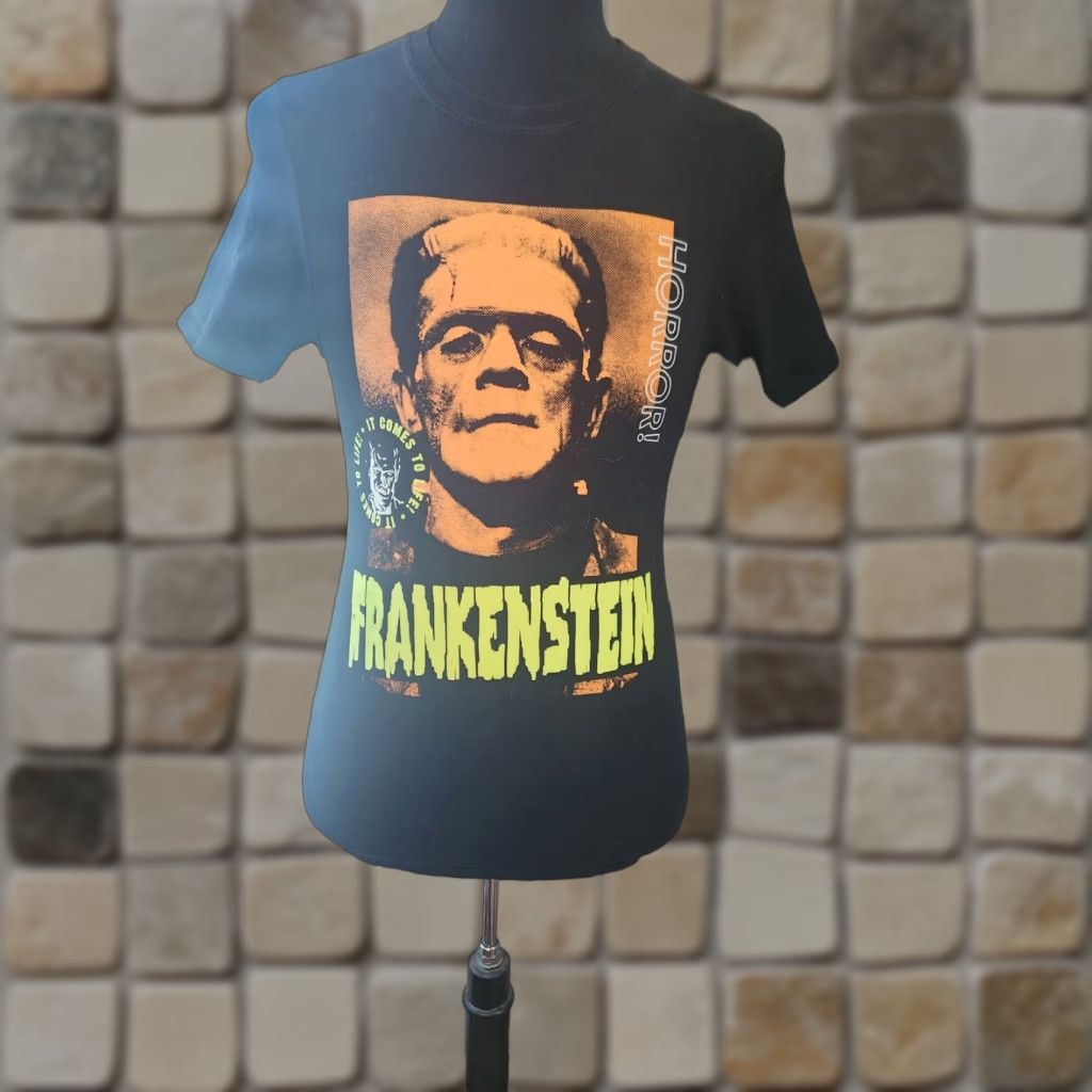Vintage VINTAGE? Universal Studios Frankenstein Horror It Comes To Life Black T-Shirt Size Small Size US S / EU 44-46 / 1 - 1 Thumbnail