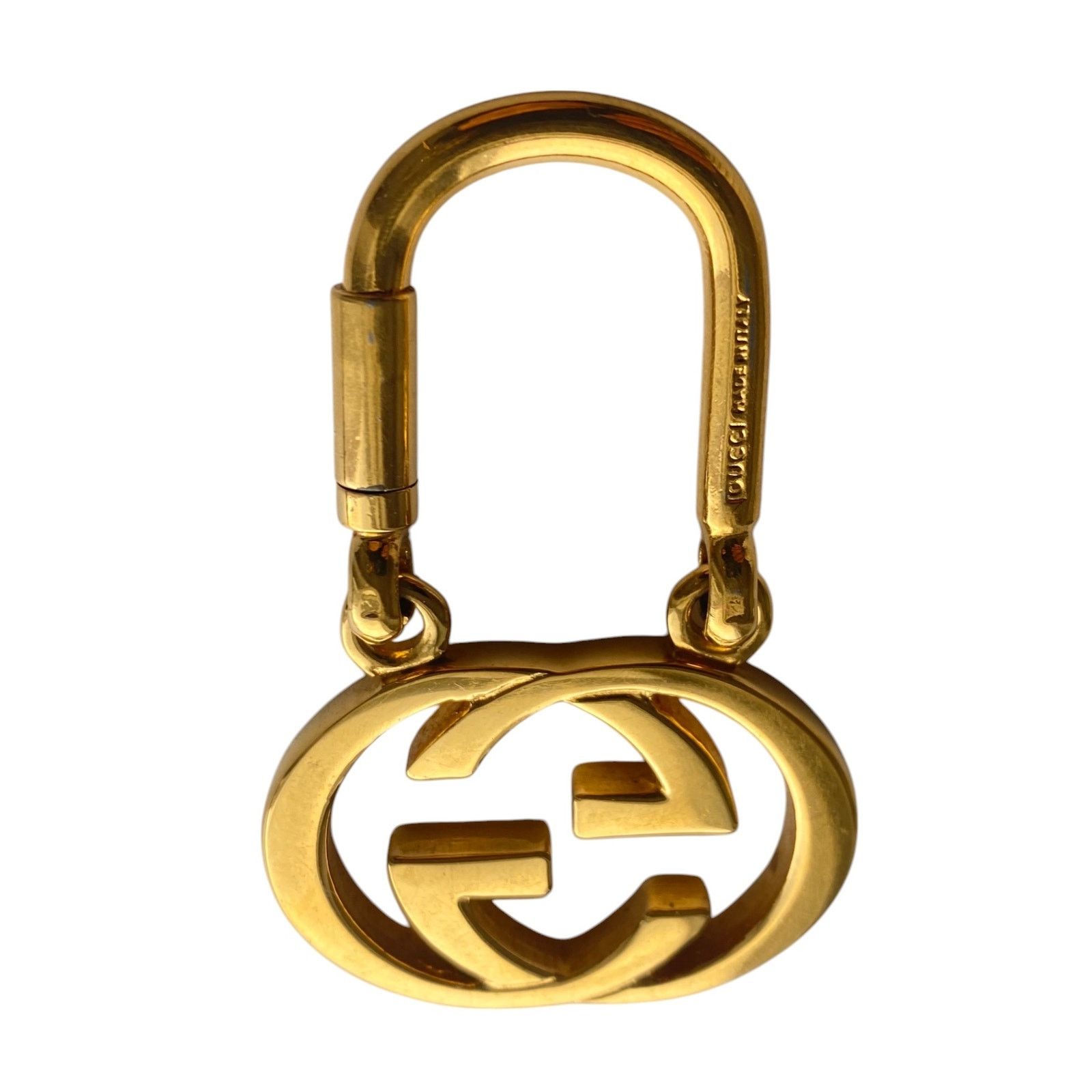 Gucci Authentic Gucci GG Gold Tone Key Key Ring Size ONE SIZE - 1 Thumbnail