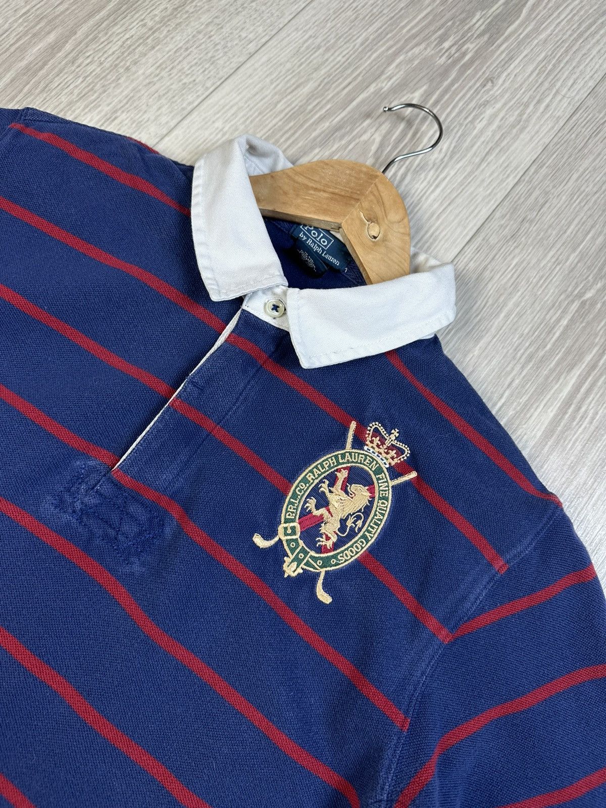 Polo Ralph Lauren Vintage 90s Polo Ralph Lauren Rugby Long Sleeve Sweatshirt Size US S / EU 44-46 / 1 - 4 Thumbnail
