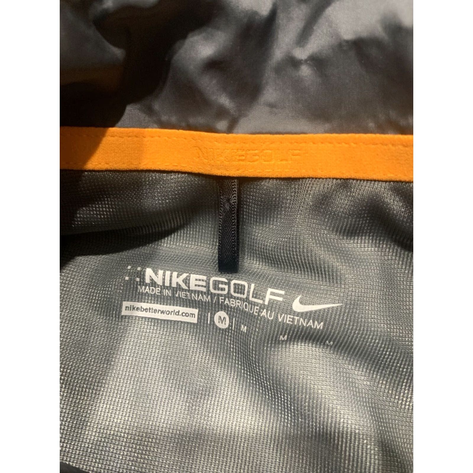 Nike NIKE GOLF Men's Medium 1/2 Zip Windbreaker Jacket Long Sleeve Gray Activewear Size US M / EU 48-50 / 2 - 6 Thumbnail
