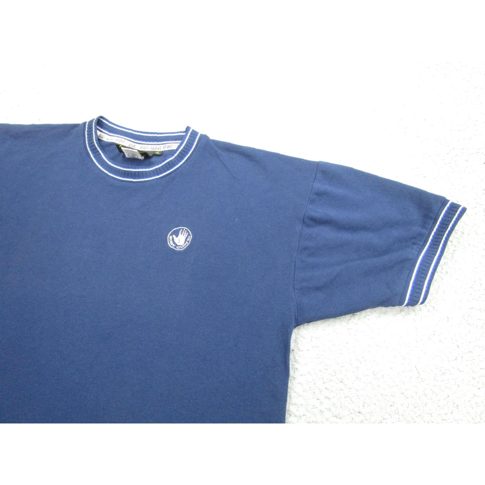 Vintage VINTAGE Body Glove Shirt Mens XL Blue Ringer Surf Logo Made USA 90s Y2K Tee Shirt Mens XL Blue Surf Logo USA 90s Vintage Size US XL / EU 56 / 4 - 2 Thumbnail