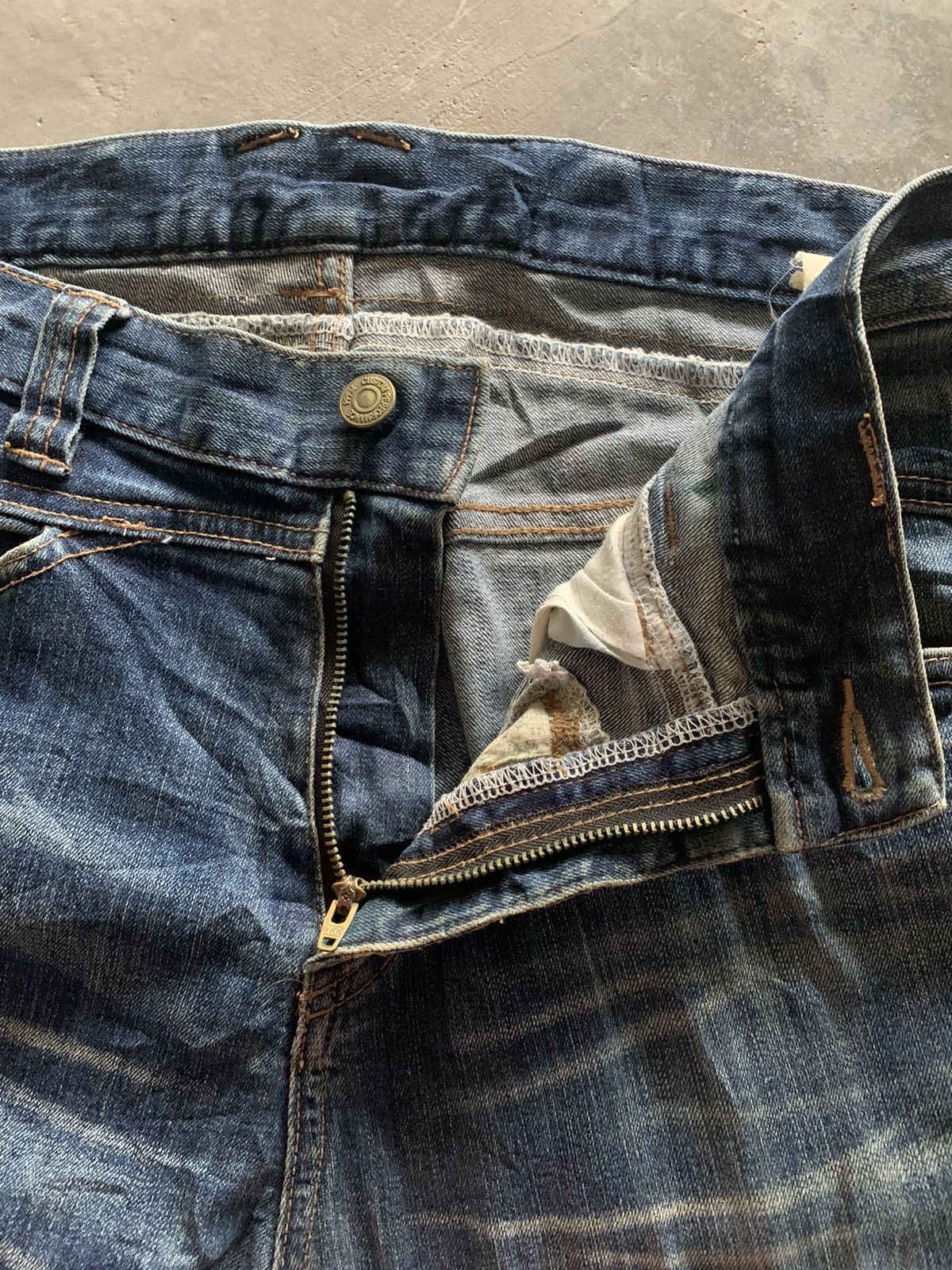 PPFM twist curl PPFM jeans with patchowrk Size US 34 / EU 50 - 6 Thumbnail