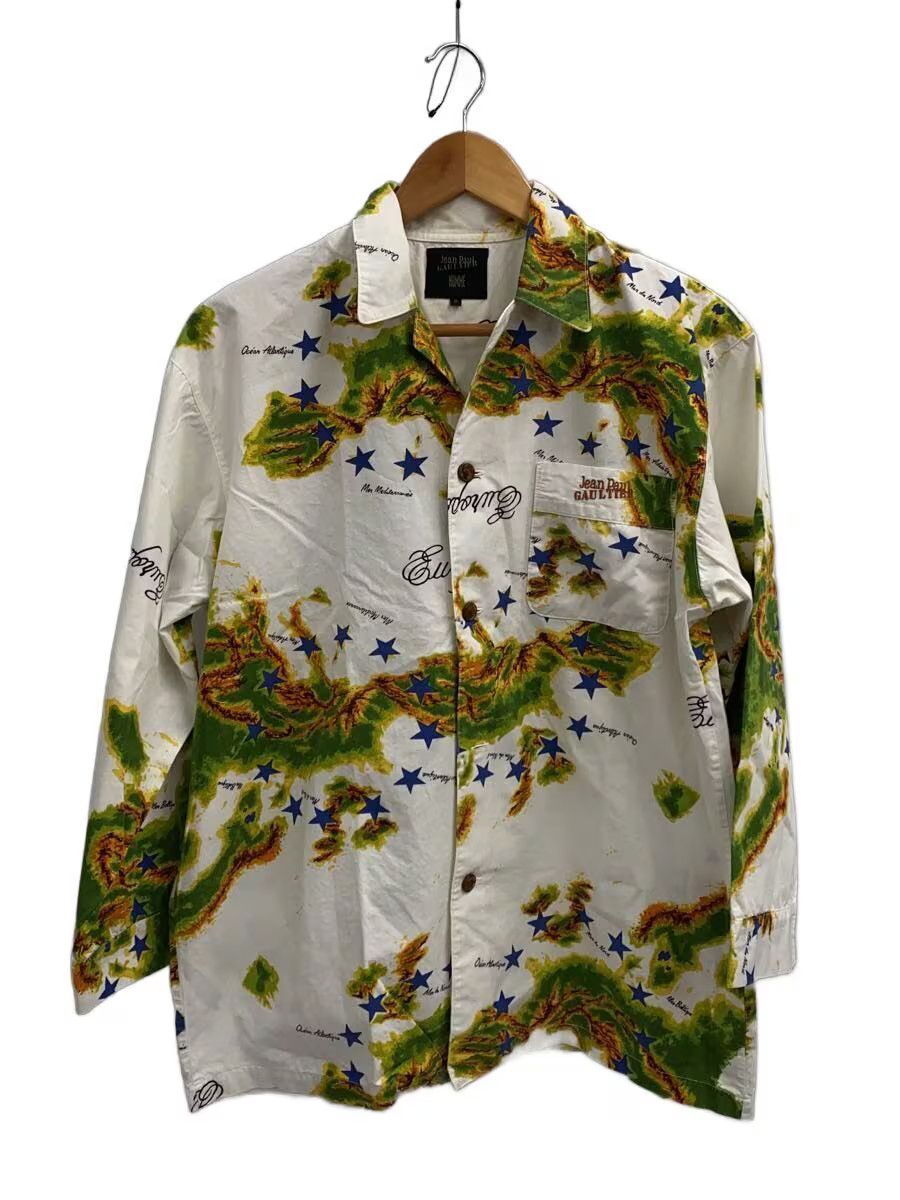Jean Paul Gaultier Allover Map Long Sleeve Shirt Size US S / EU 44-46 / 1 - 1 Thumbnail