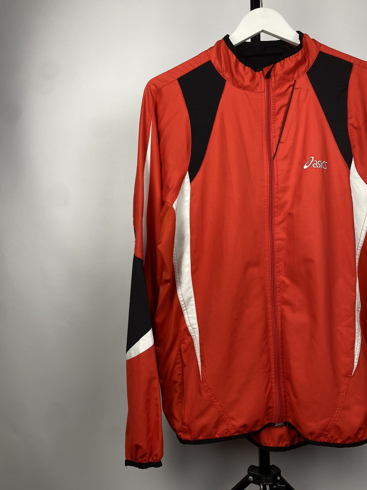 Asics × Vintage Vintage 90s Asics jacket Windbreaker Streetwear Size US L / EU 52-54 / 3 - 3 Thumbnail