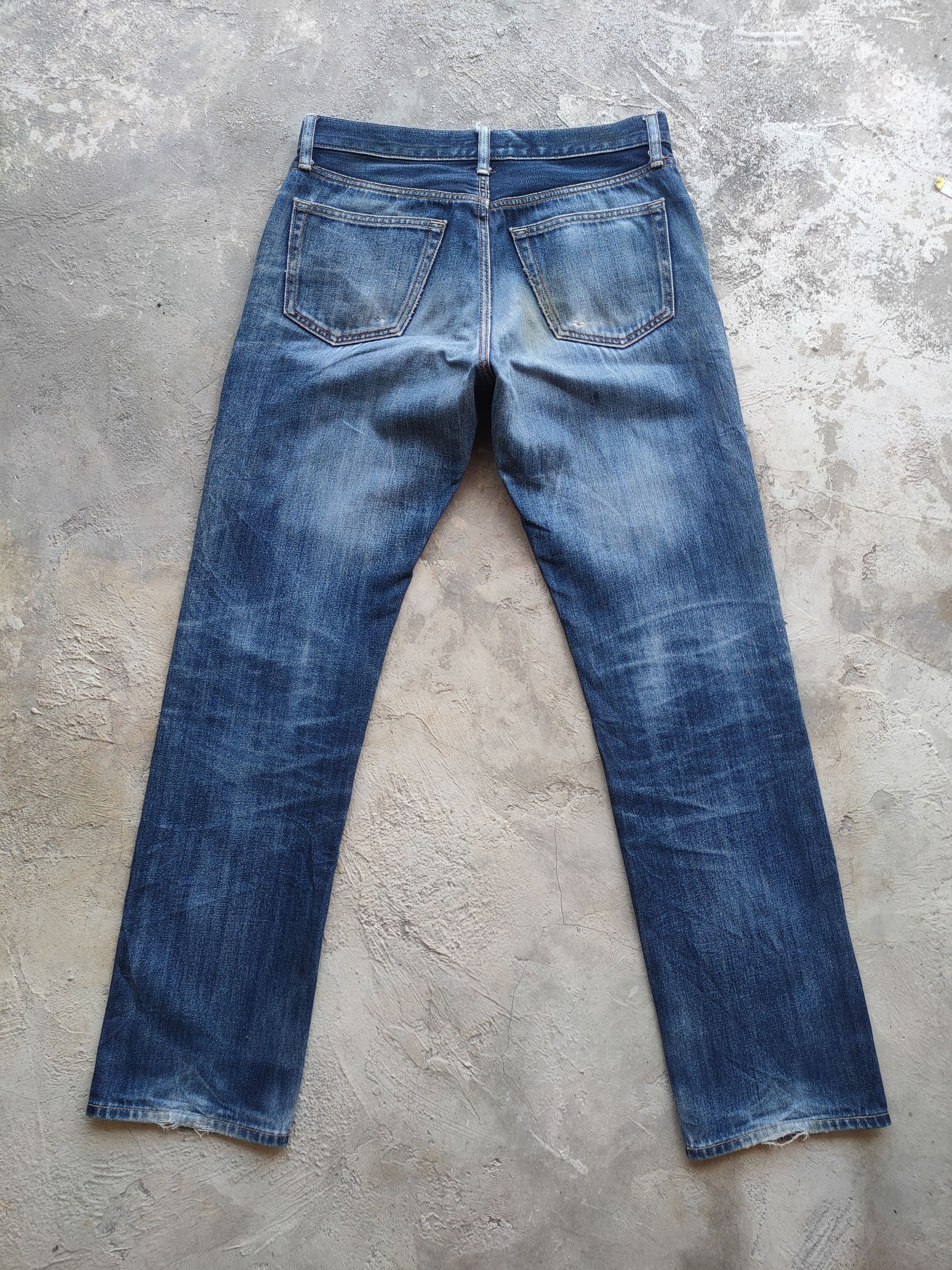 Japanese Brand W32 VINTAGE JAPANESE FADED DISTRESSED JEAN PANTS Size US 32 / EU 48 - 8 Thumbnail