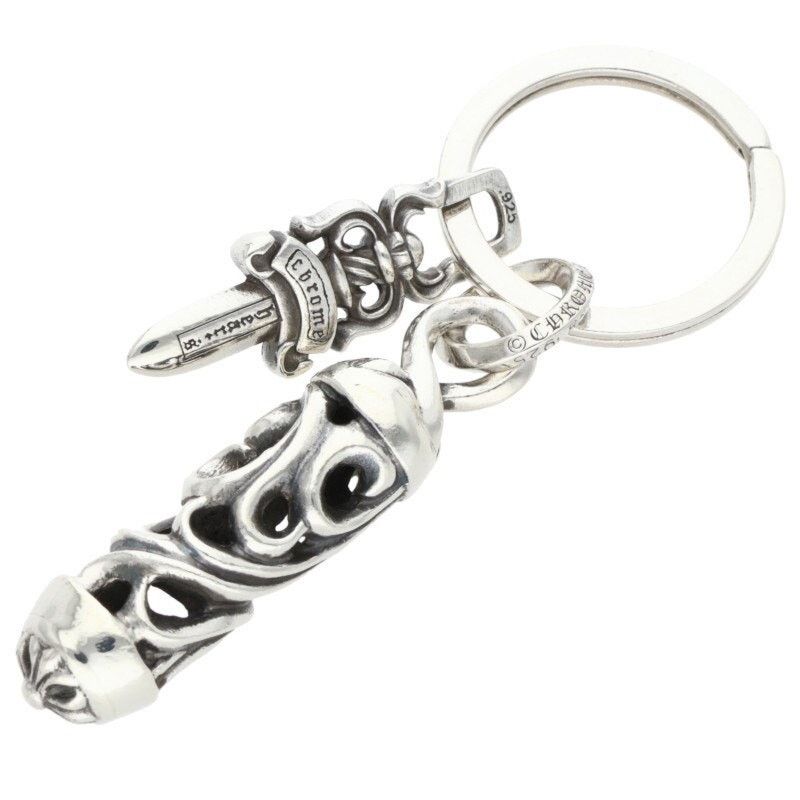 Chrome Hearts Chrome Hearts ROLLER No5 Dagger Key Ring Silver Size ONE SIZE - 1 Thumbnail
