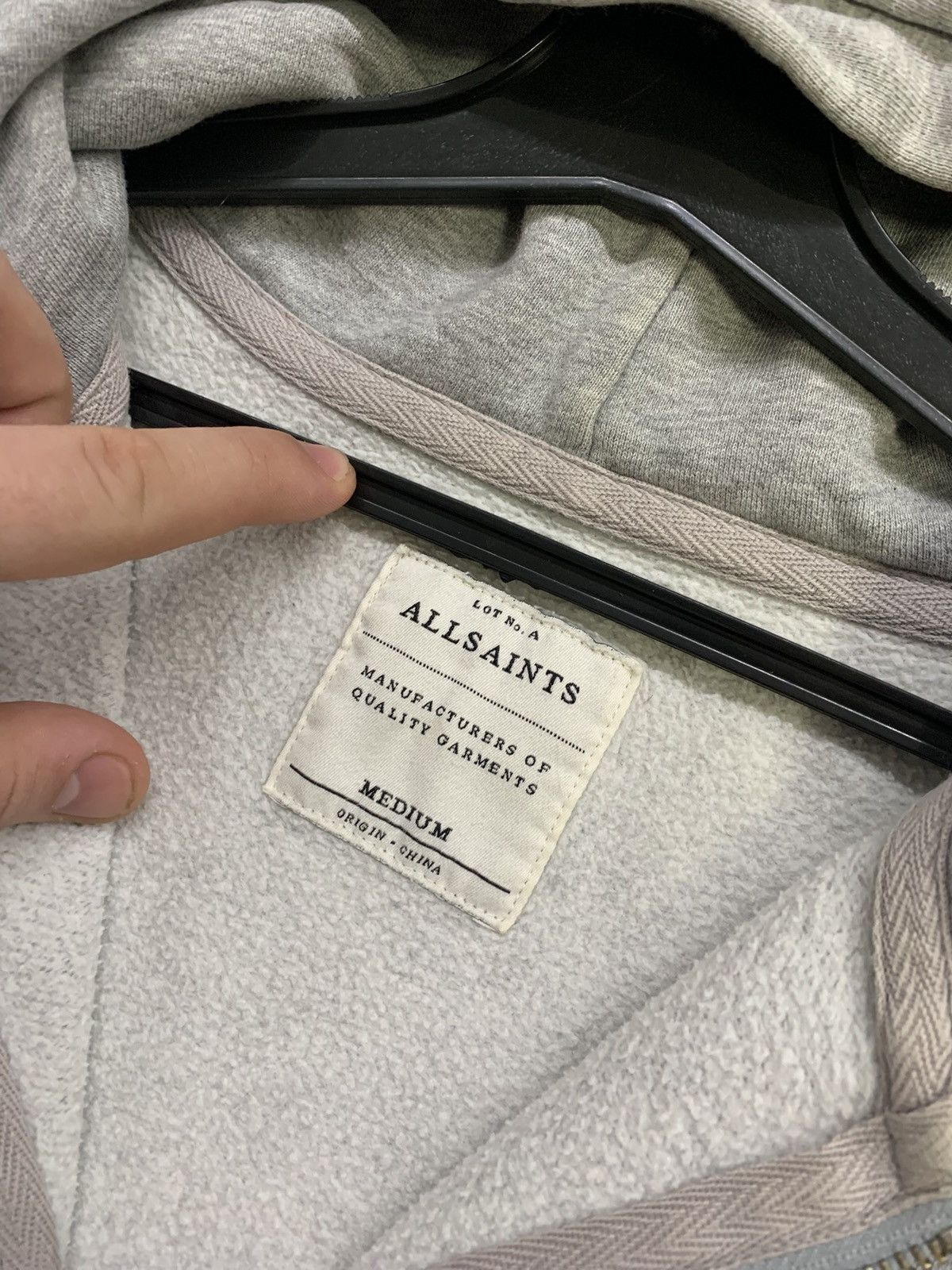 Allsaints Allsaints zip hoodie streetwear Size US M / EU 48-50 / 2 - 5 Thumbnail