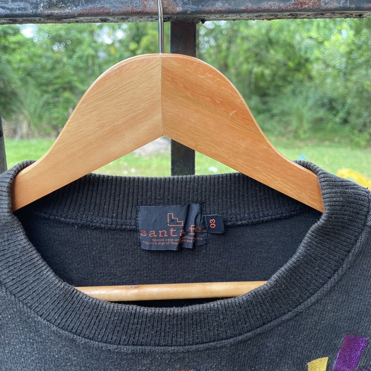 Japanese Brand × Vintage 🔥🇯🇵Vintage Santa Fe Embroidered Motive Flower Sweatshirts Size US M / EU 48-50 / 2 - 9 Thumbnail
