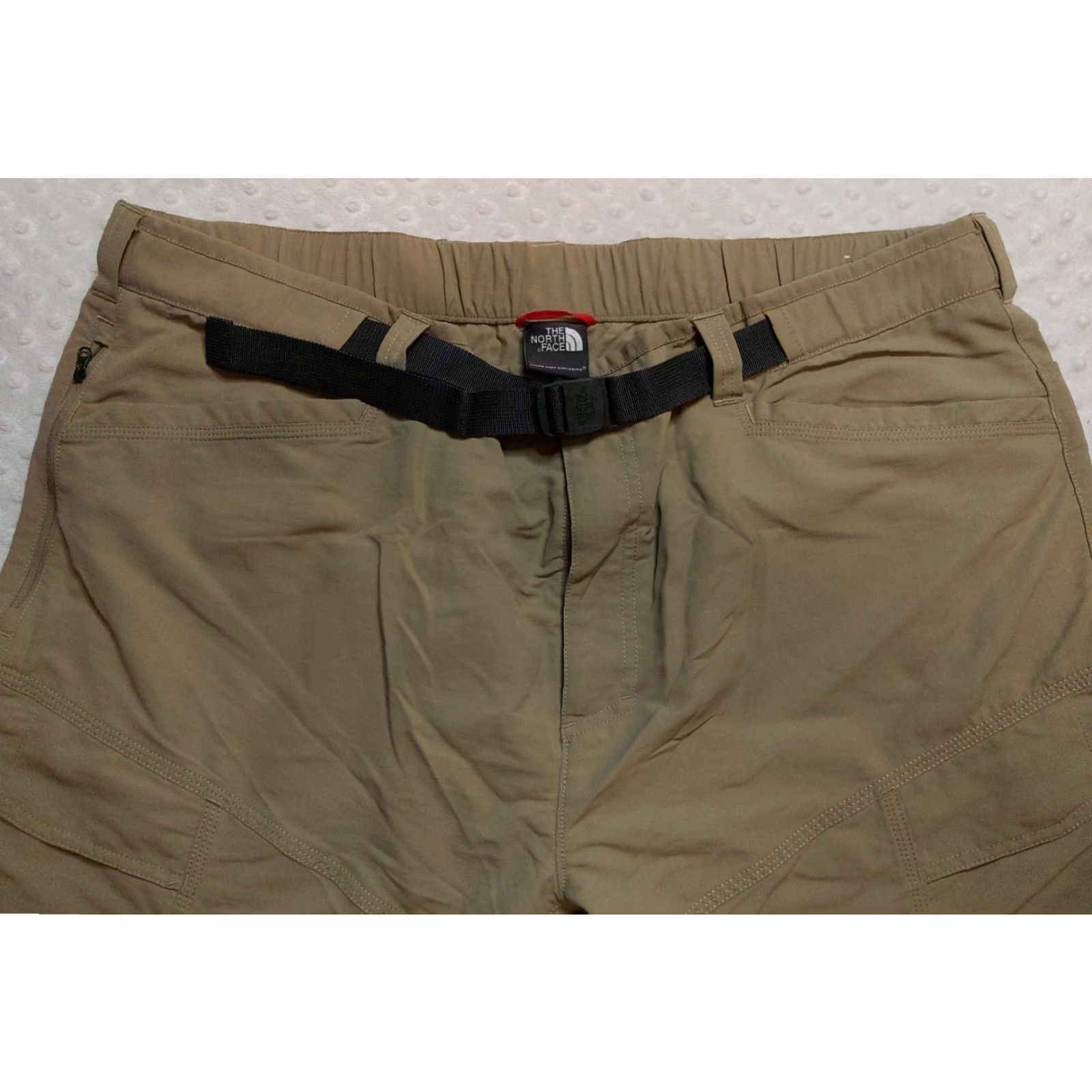 The North Face The North Face Pants Mens 2XL Beige Nylon Zip Off Convertible Cargo Straight Leg Ground Outdoor Hiking Trail / Travel / Workwear Mens Size US 39 - 5 Thumbnail