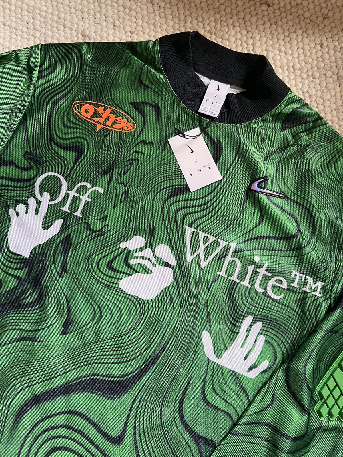 Nike × Off-White Nike x OffWhite Jersey Size US L / EU 52-54 / 3 - 4 Thumbnail