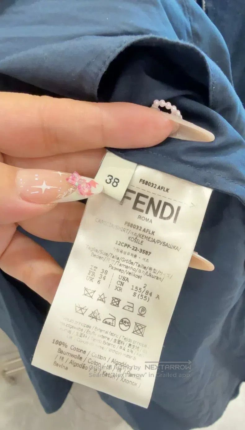 Fendi Fendi Shirt Size XS / US 0-2 / IT 36-38 - 4 Thumbnail