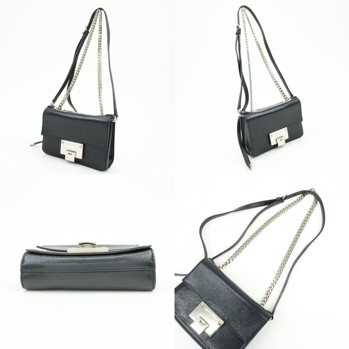 Jimmy Choo Jimmy Choo Rebel Bag Calfskin Crossbody Black Size ONE SIZE - 3 Thumbnail
