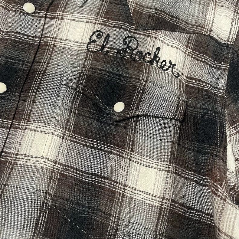 Wacko Maria Wacko maria ROCKERS TRIP Vintage Gradient Plaid Embroidere Size US M / EU 48-50 / 2 - 4 Thumbnail