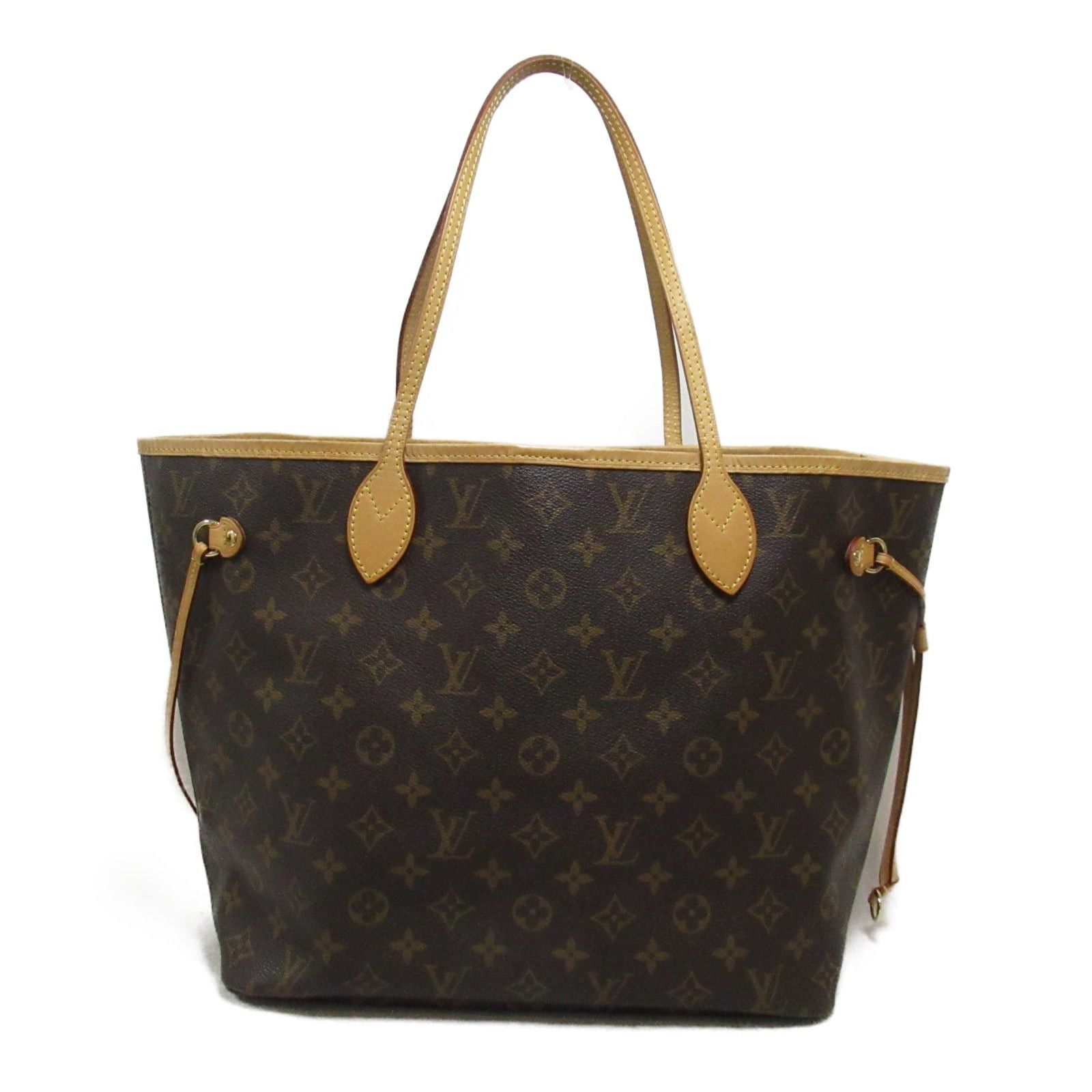Louis Vuitton Louis Vuitton Neverfull Mm Tote Bag Handbag Coated Canvas Monogram Brown Beige Size ONE SIZE - 1 Thumbnail