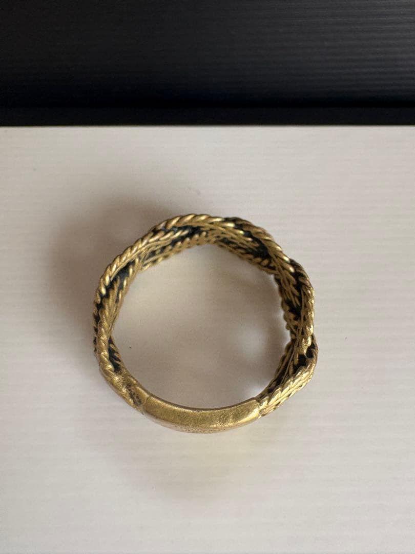 Number (N)ine Archive Braided Logo Ring Size ONE SIZE - 3 Thumbnail