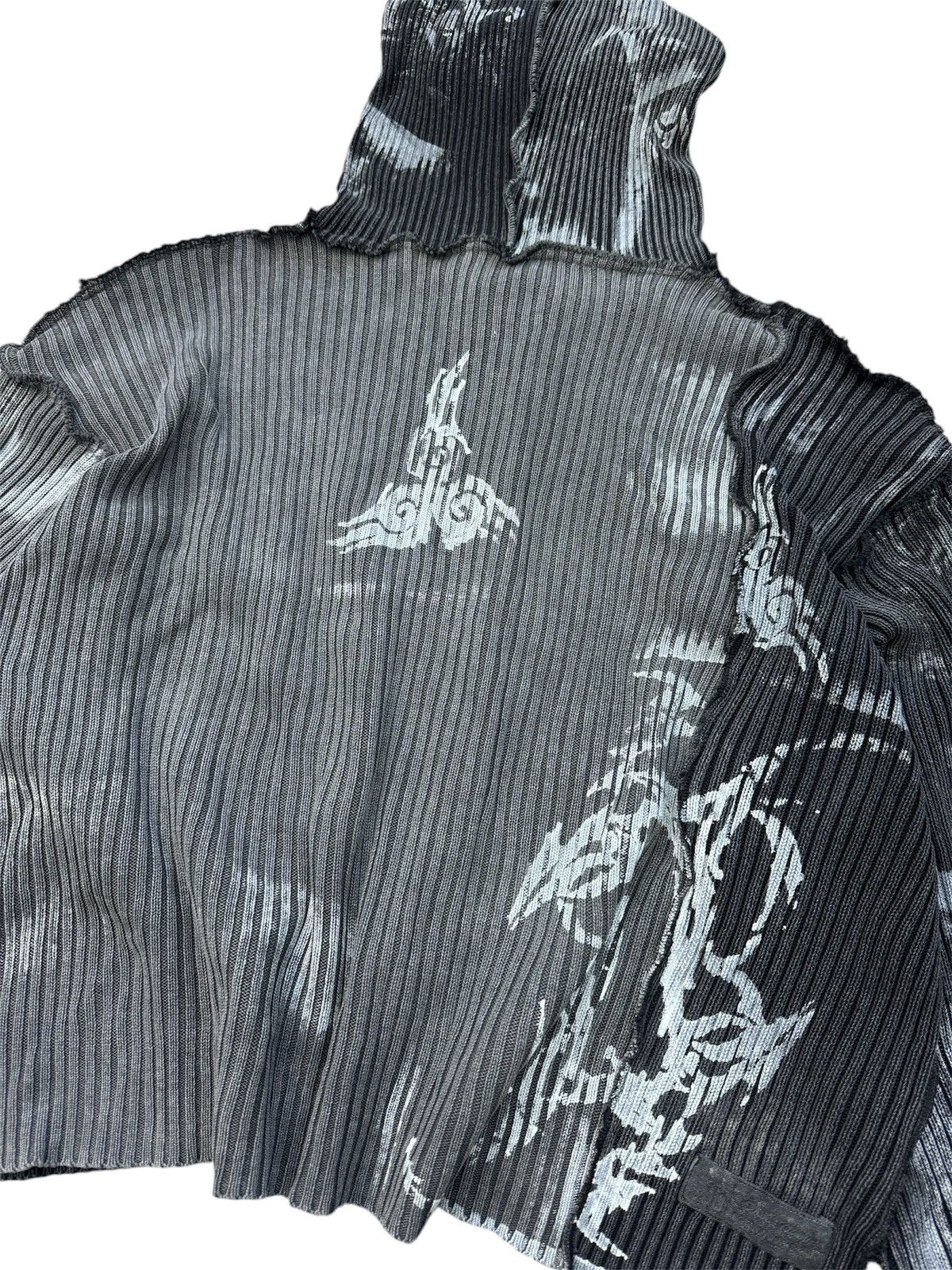 Hysteric Glamour × Japanese Brand ARCHIVE PRINTED HOODIE L.G.B. Style SWEATER RIPPED Size US L / EU 52-54 / 3 - 11 Thumbnail