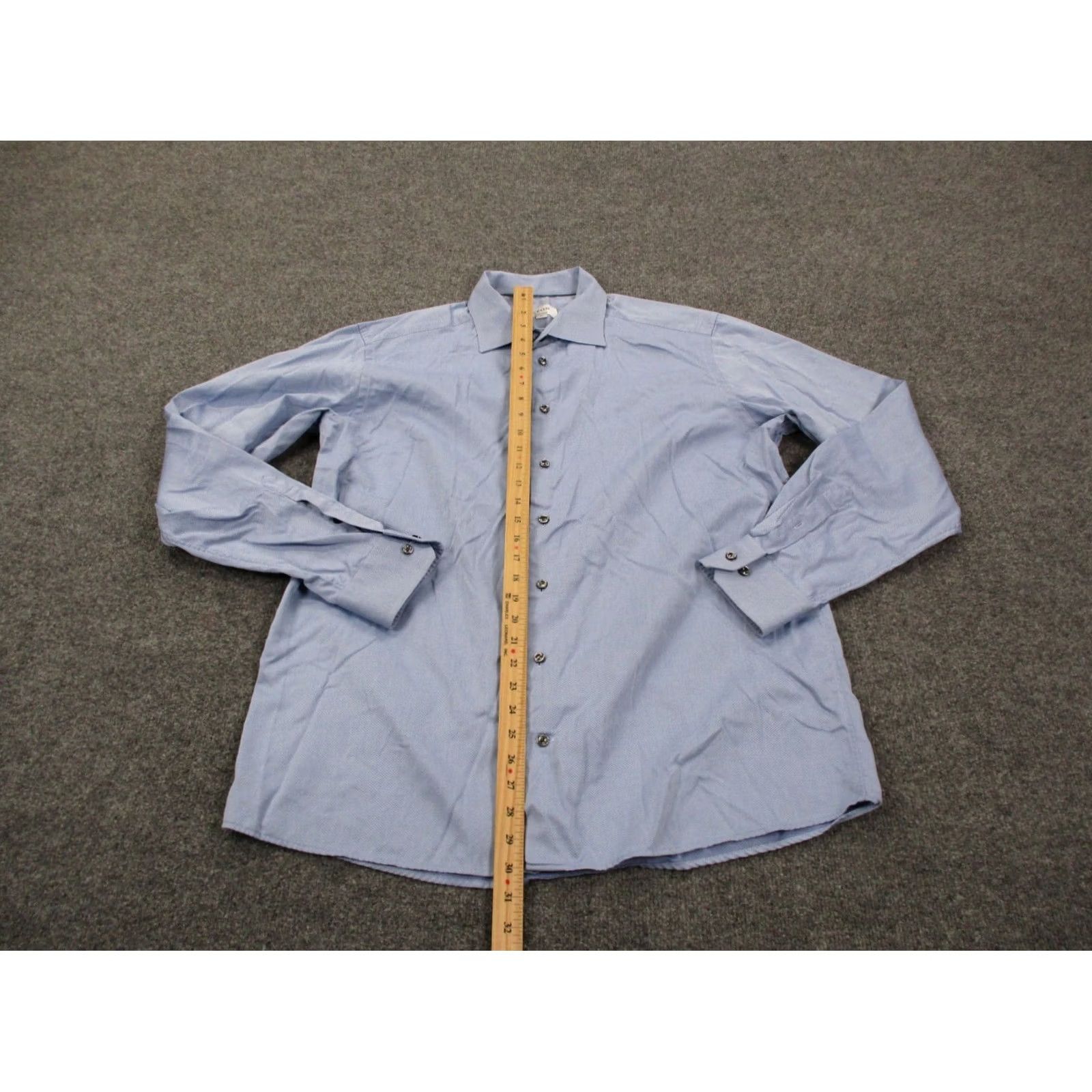 Eton Eton Shirt Mens 2XL Blue 45 17 Contemporary Dress Business Preppy Shirt Mens 2XL Blue 45 17 Contemporary Dress Business Preppy Size 48R - 3 Thumbnail