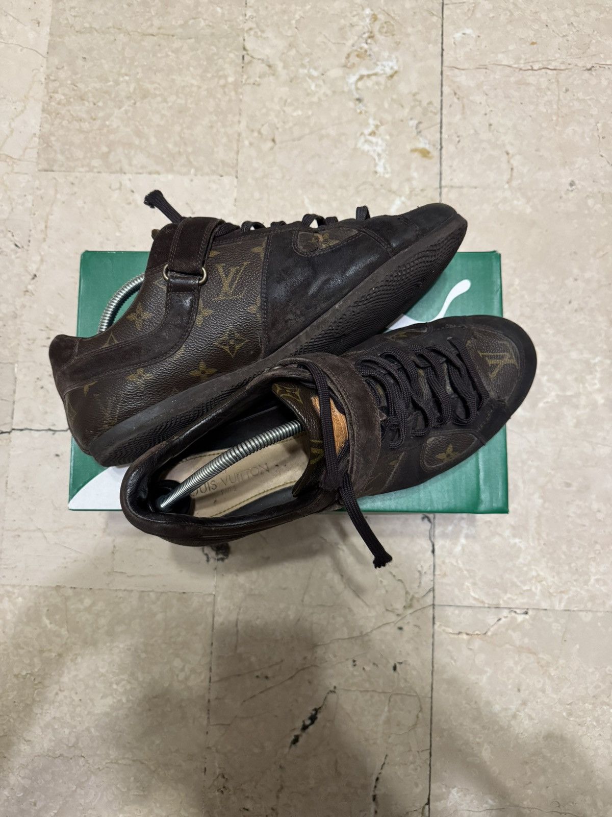 Louis Vuitton Louis Vuitton Sneakers Marrone Monogram Size US 9 / IT 39 - 10 Thumbnail