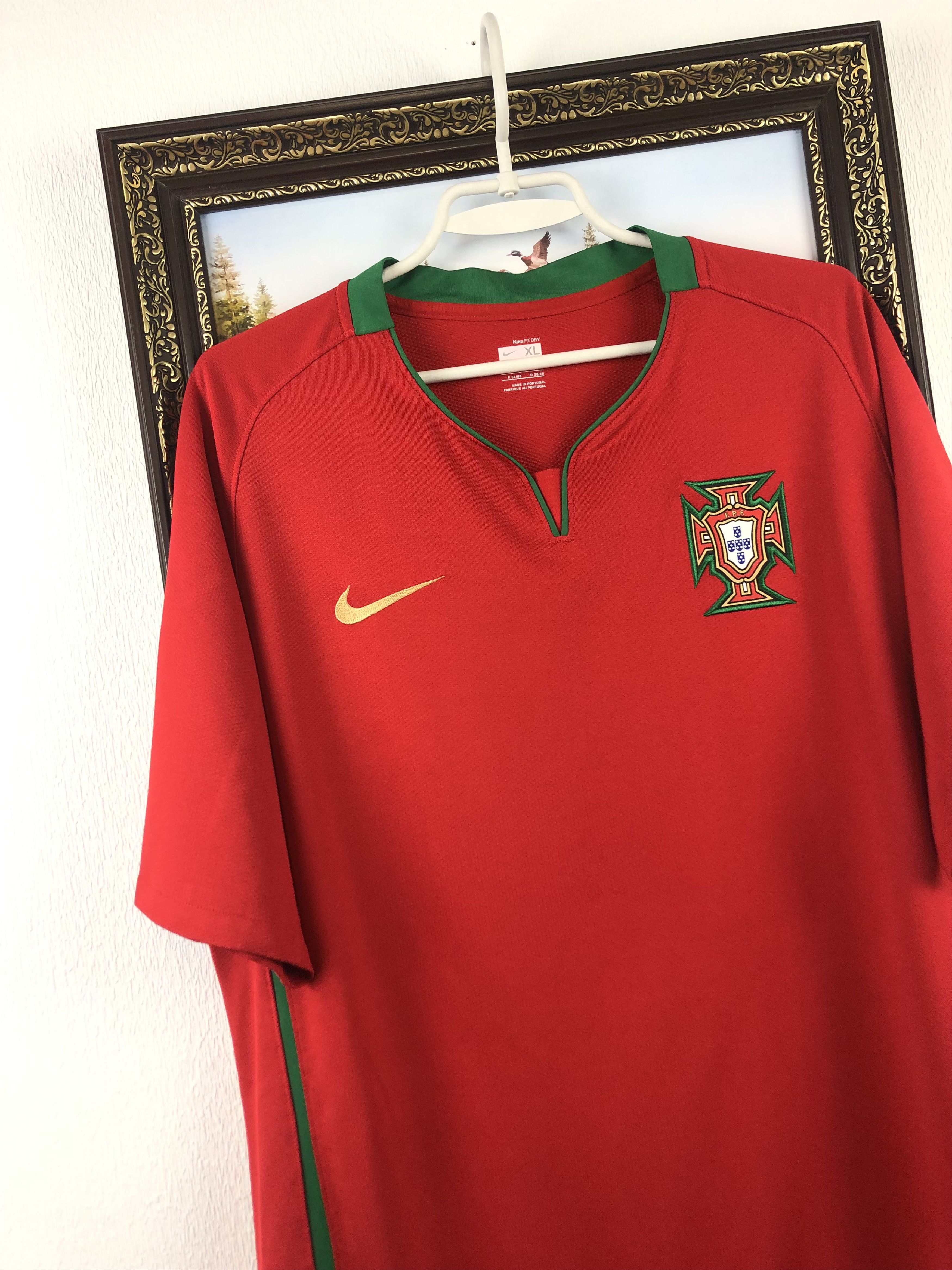 Nike Portugal football shirt 2008 Nike Jersey Ronaldo National Size US XL / EU 56 / 4 - 3 Thumbnail