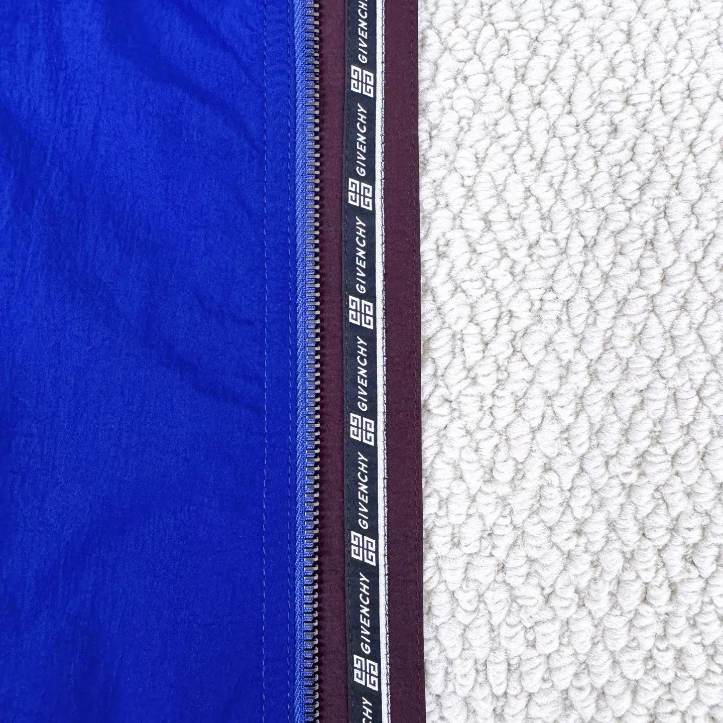 Givenchy Givenchy Blue 4G Double-Zip SideStripe Hooded Jkt Size US M / EU 48-50 / 2 - 5 Thumbnail