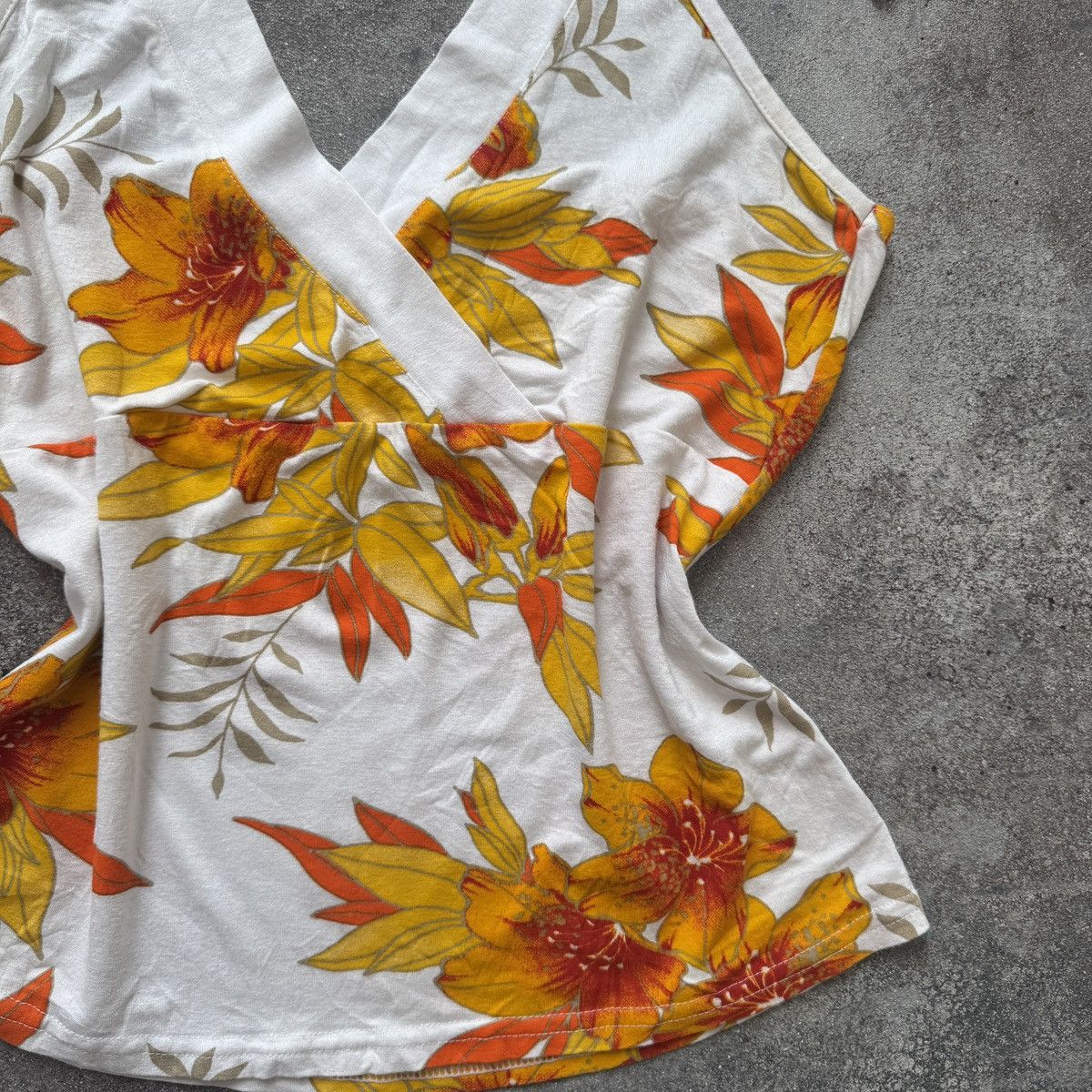 Hysteric Glamour Y2K / Boho Vintage Floral Tank Top Size M / US 6-8 / IT 42-44 - 6 Thumbnail