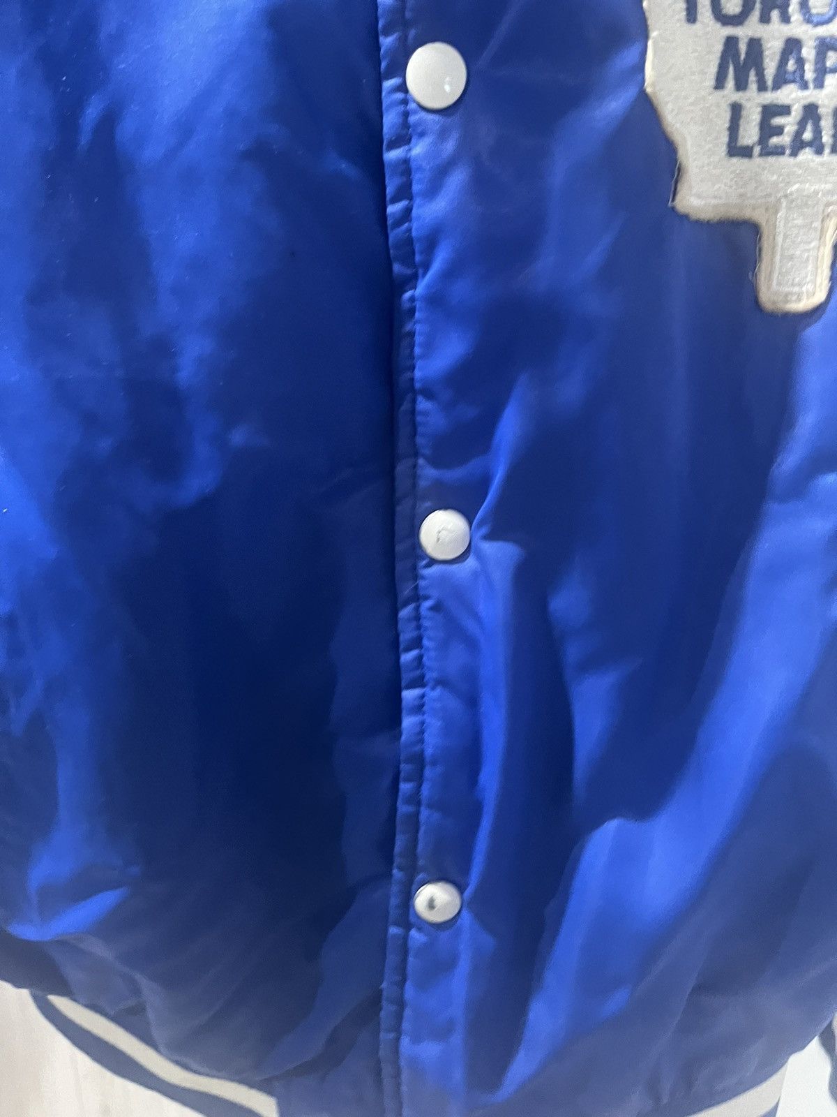 Vintage RARE VINTAGE TORONTO MAPLE LEAFS NHL HOCKEY SATIN JACKET Size US S / EU 44-46 / 1 - 10 Thumbnail