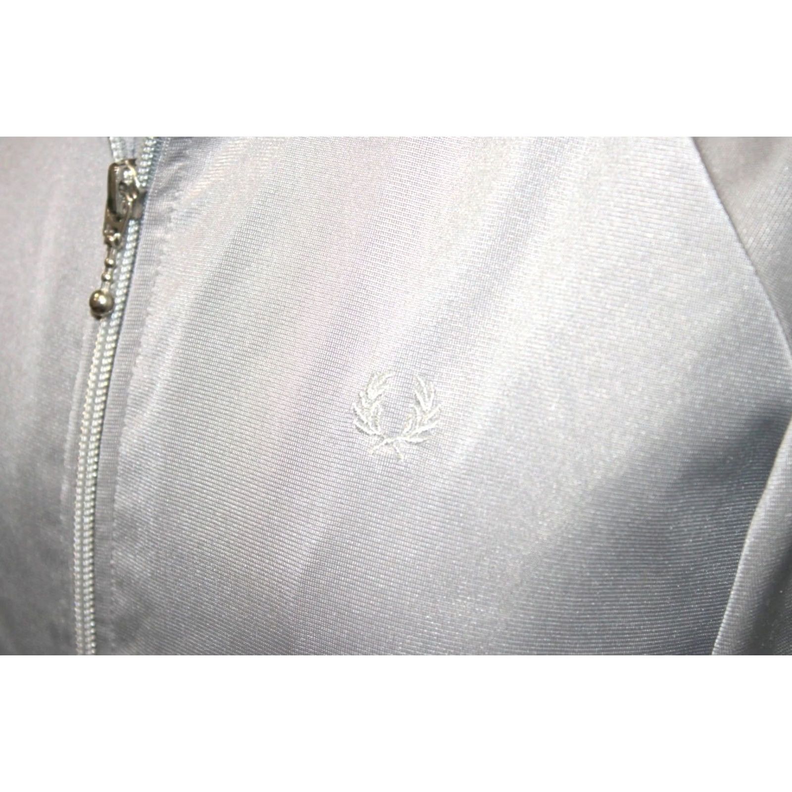 Fred Perry Fred Perry womens grey track jacket UK 16 / US 12 / EUR 44 Size Regular Polyester Jacket Womens Gray Track Jacket 1990s Size XXL / US 16-18 / IT 52-54 - 2 Thumbnail