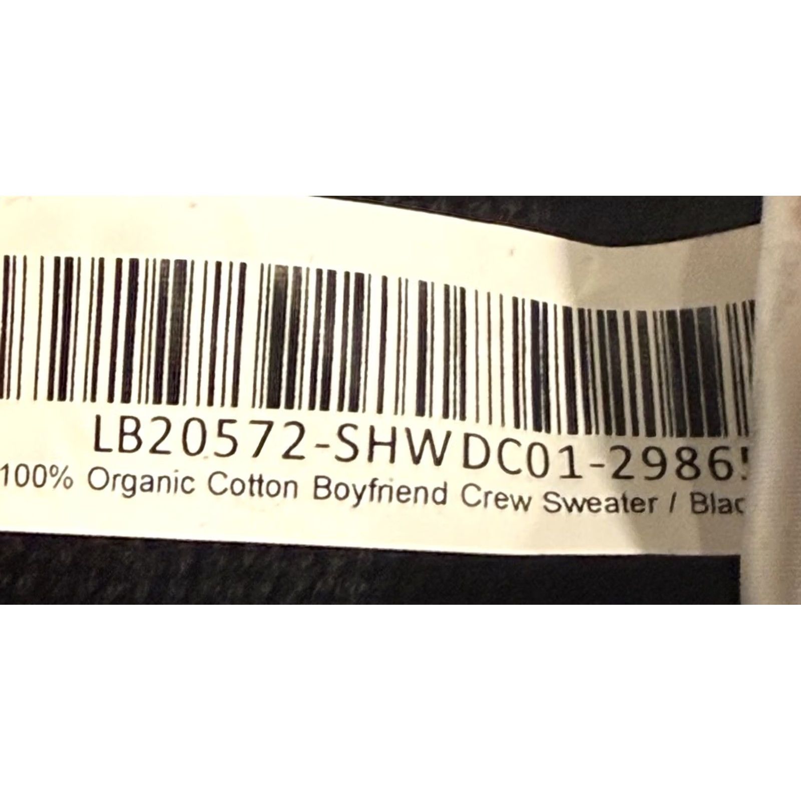 Quince Quince Sweater Crew Neck 100% Organic Cotton Womens Large Black Vintage No Size S / US 4 / IT 40 - 6 Thumbnail