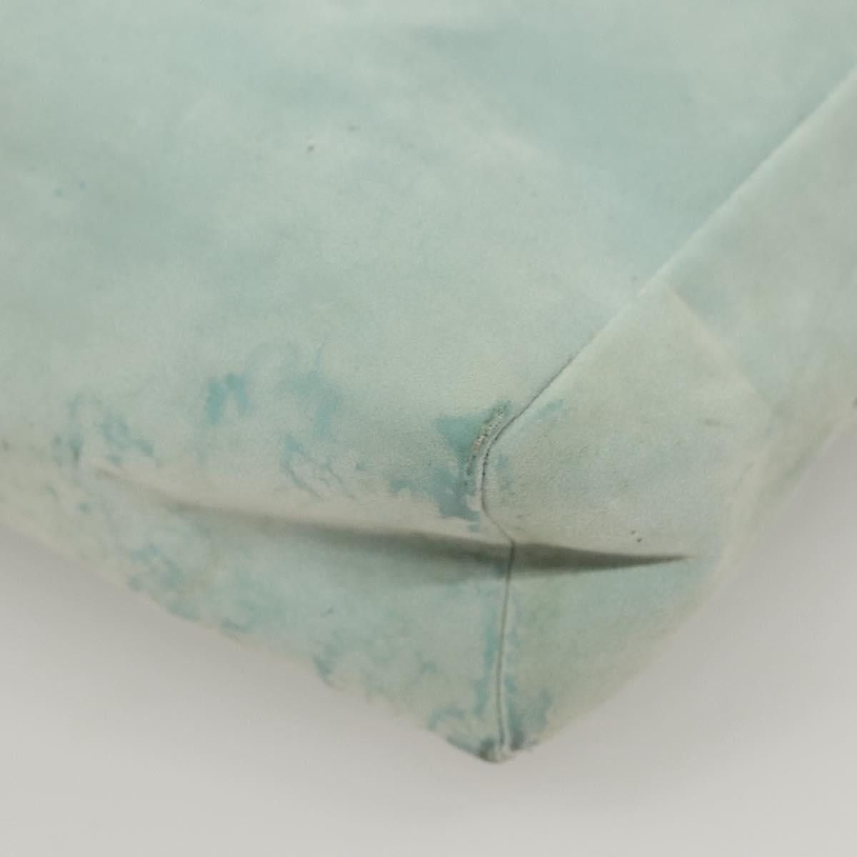 Gucci GUCCI Hand Bag Suede Light Blue Black 002 002 Size ONE SIZE - 12 Thumbnail